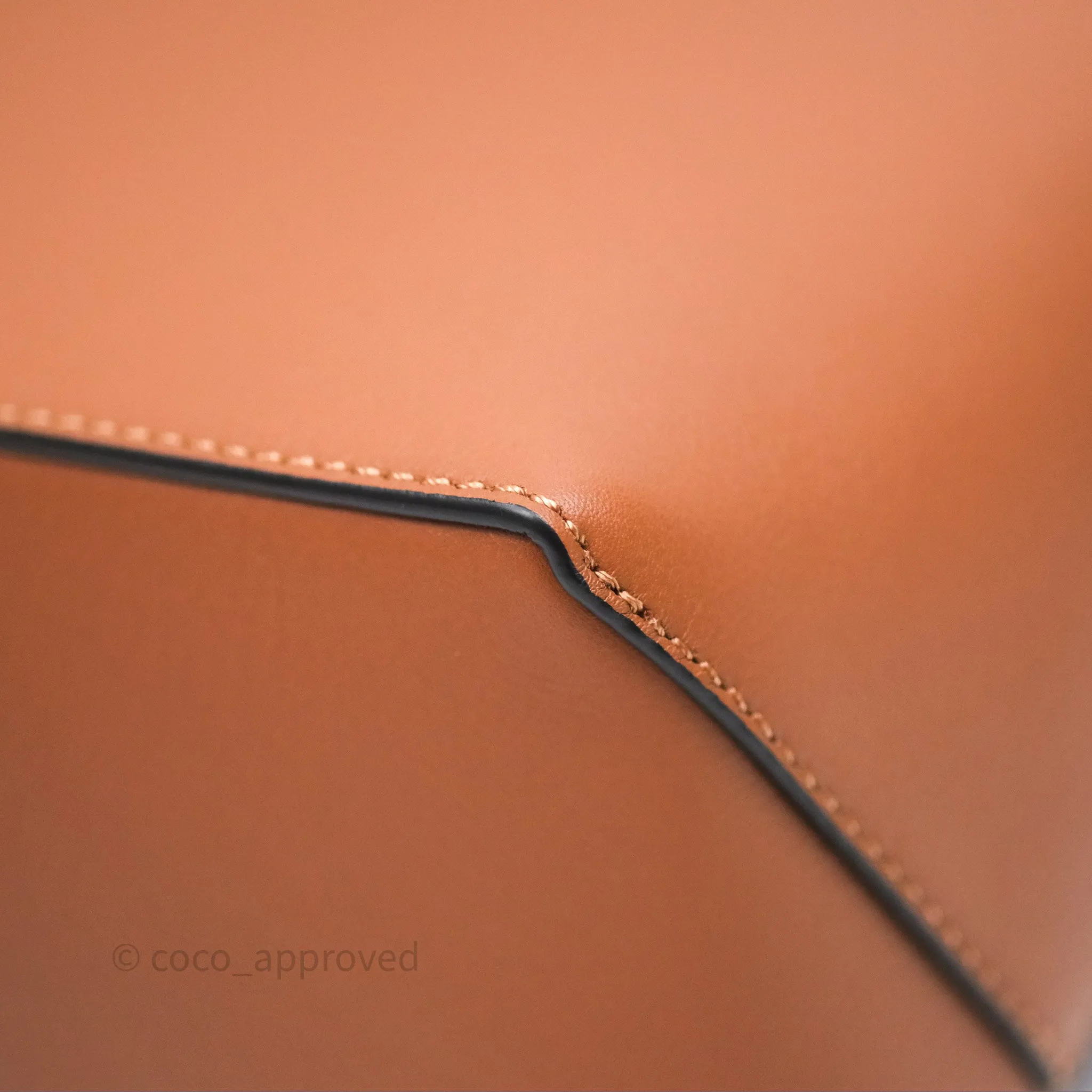 Loewe Small Puzzle Edge Bag in Tan Calfskin