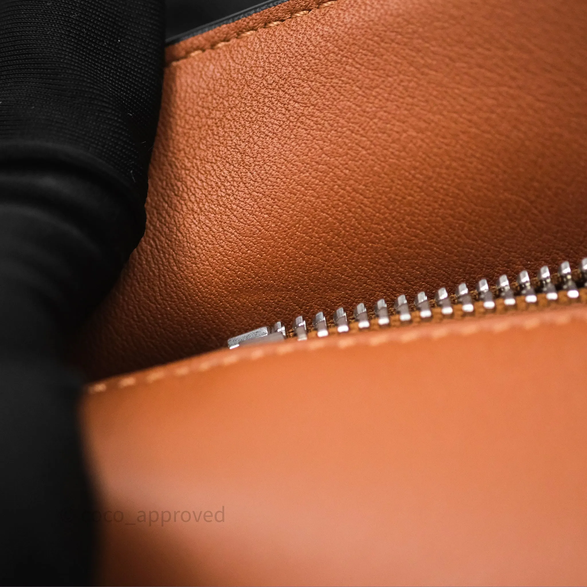 Loewe Small Puzzle Edge Bag in Tan Calfskin