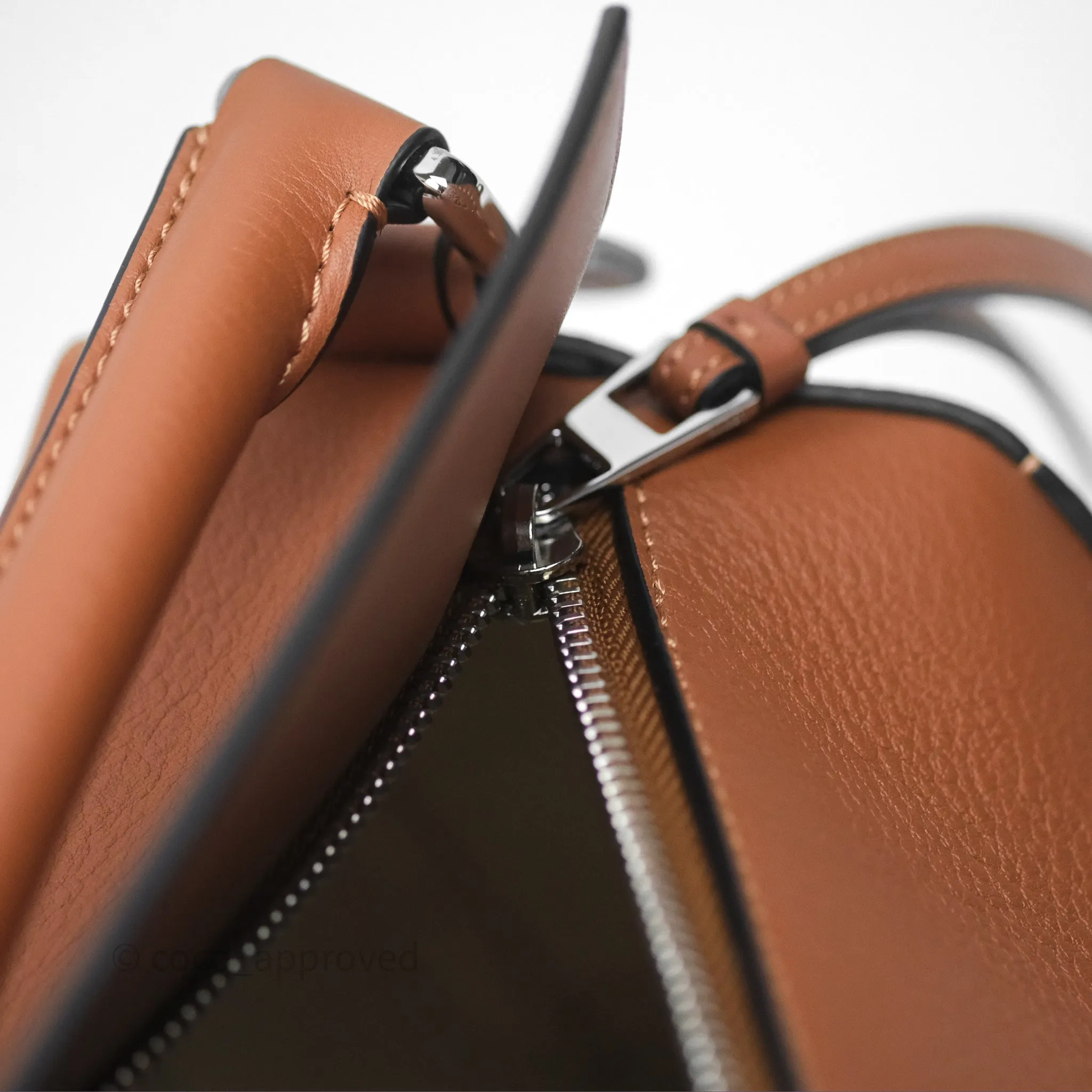 Loewe Small Puzzle Edge Bag in Tan Calfskin