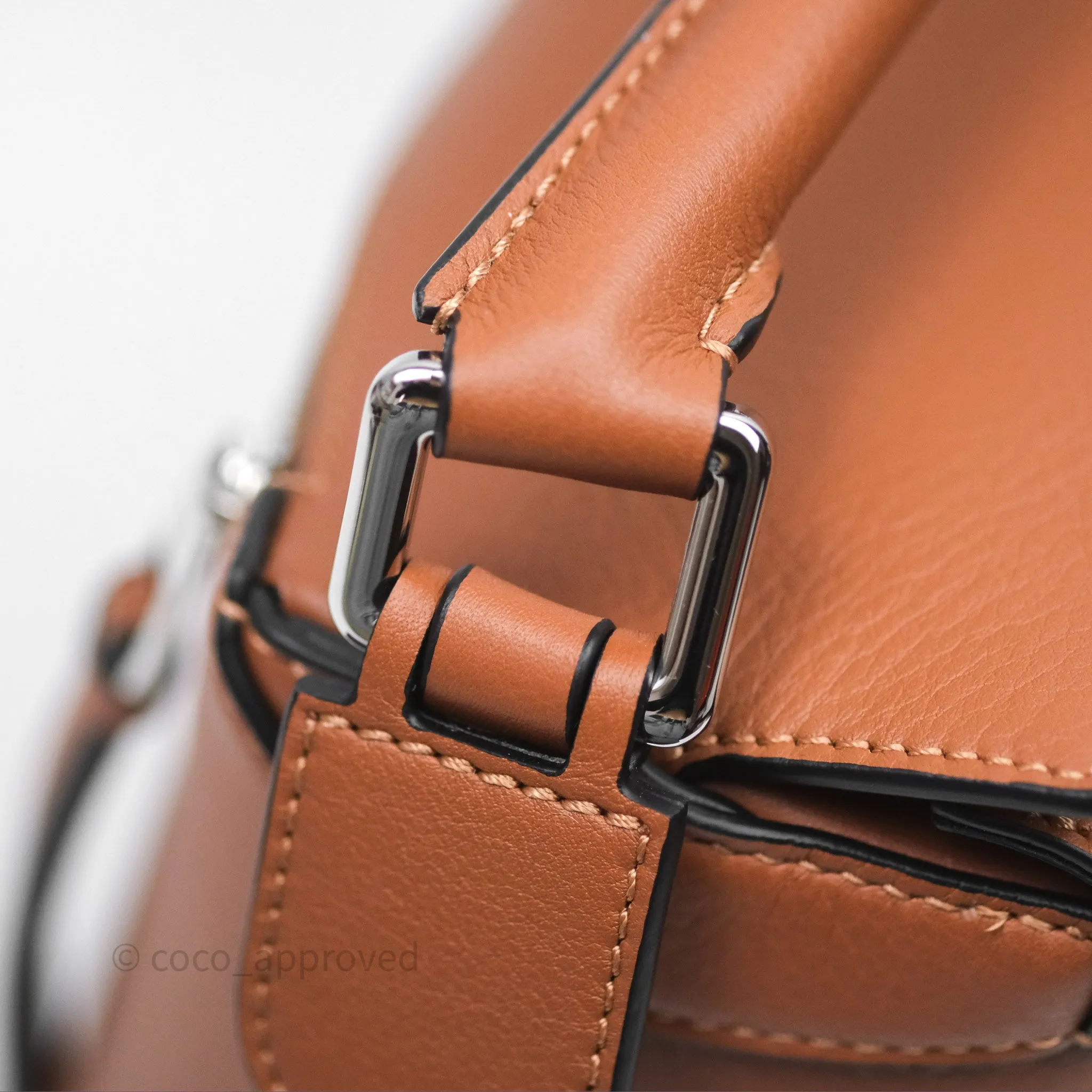 Loewe Small Puzzle Edge Bag in Tan Calfskin