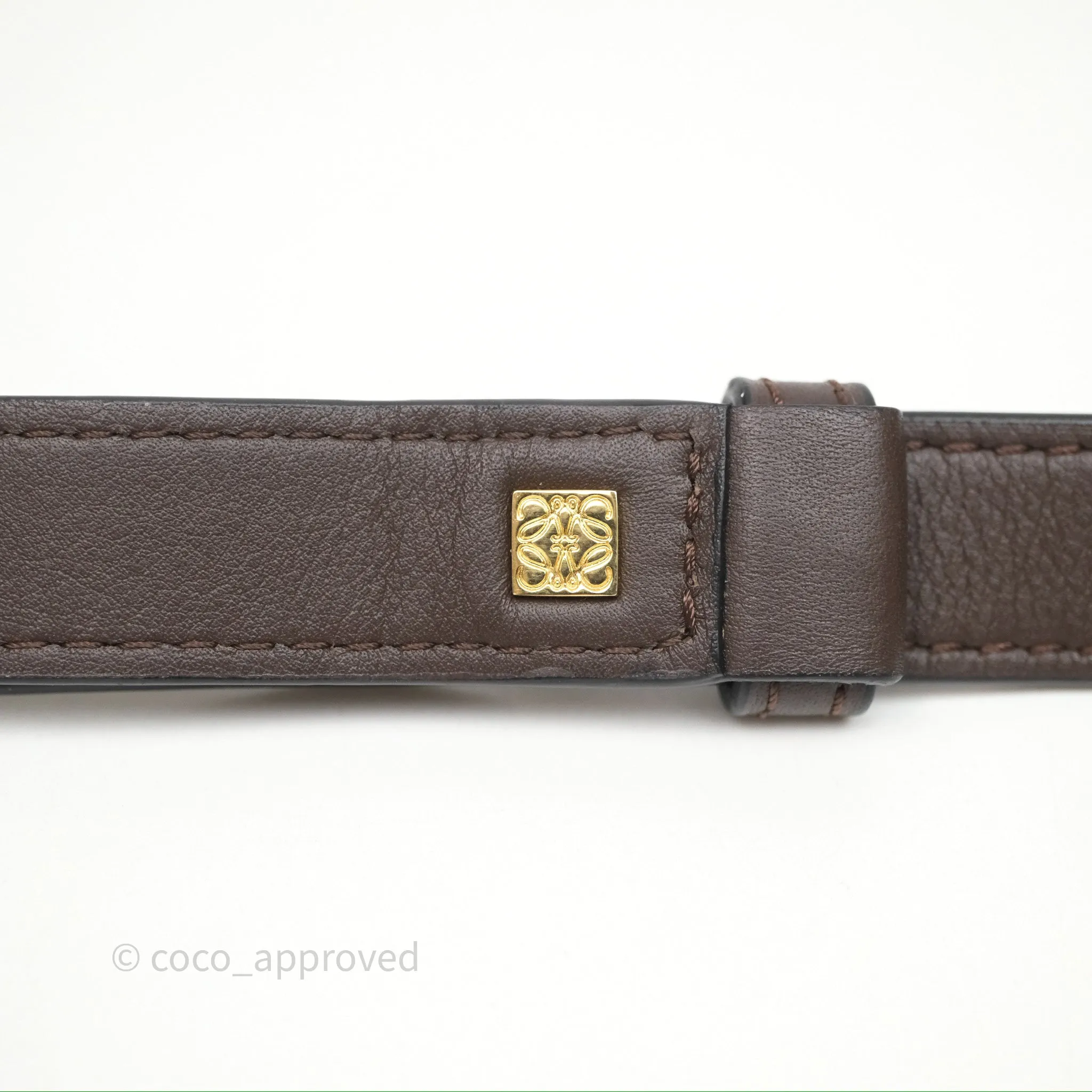 Loewe Small Puzzle Edge Bag Laurel Green/Light Oat Calfskin