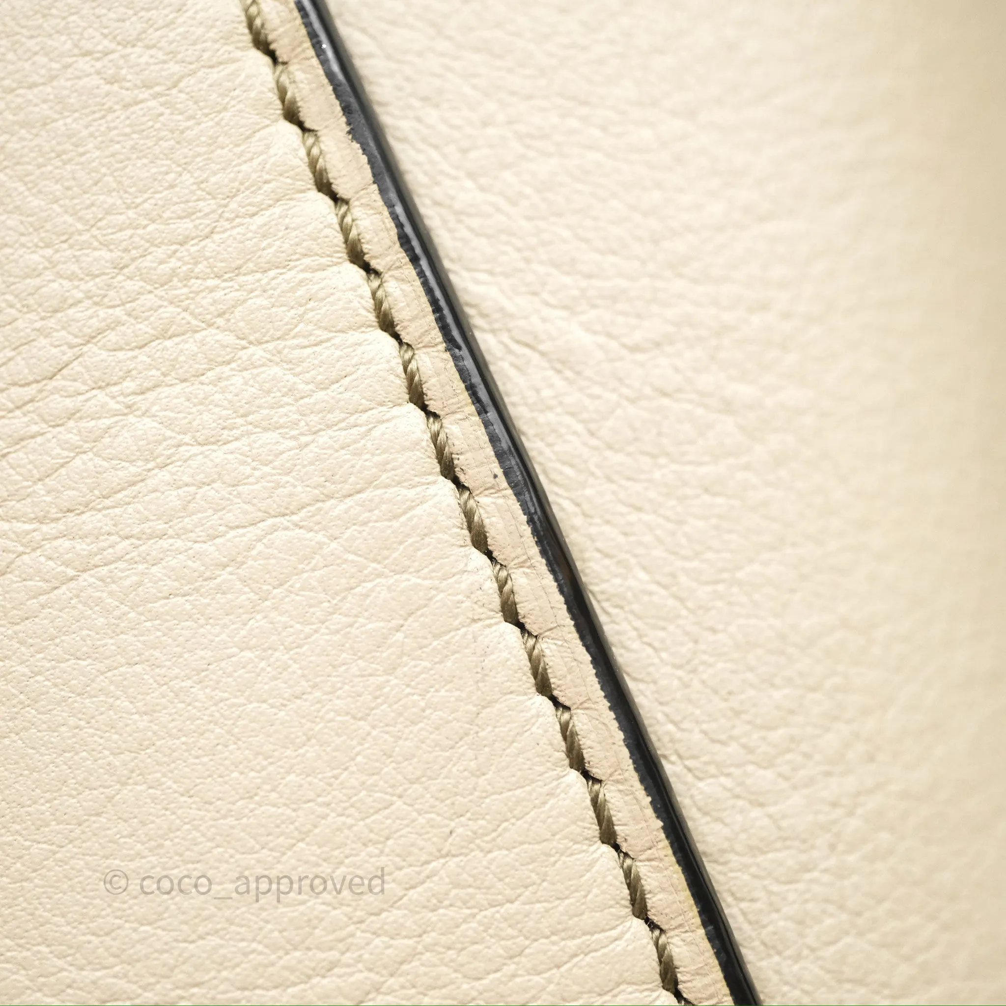 Loewe Small Puzzle Edge Bag Laurel Green/Light Oat Calfskin