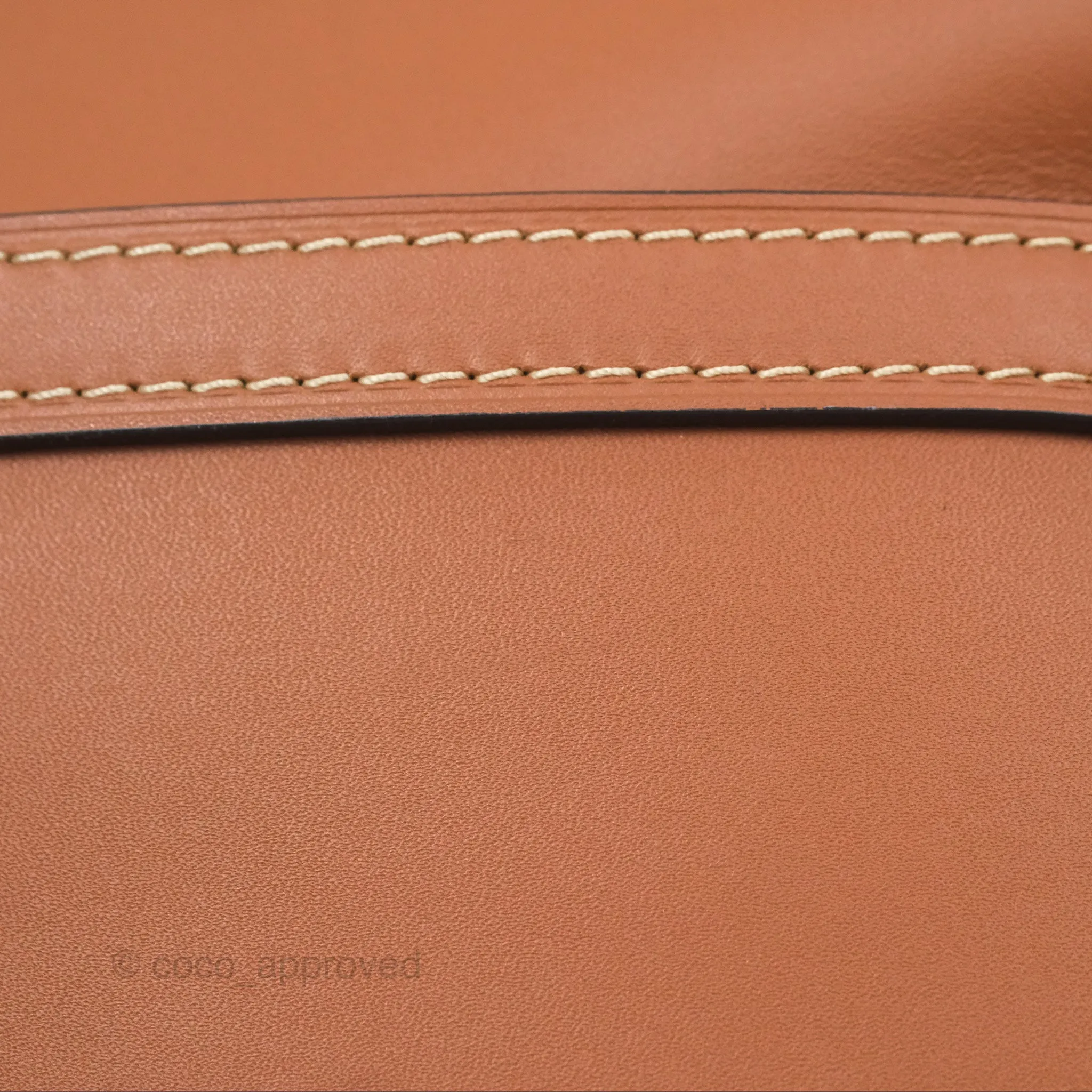 Loewe Small Raffia Gate Bag Smooth Calfskin in Tan