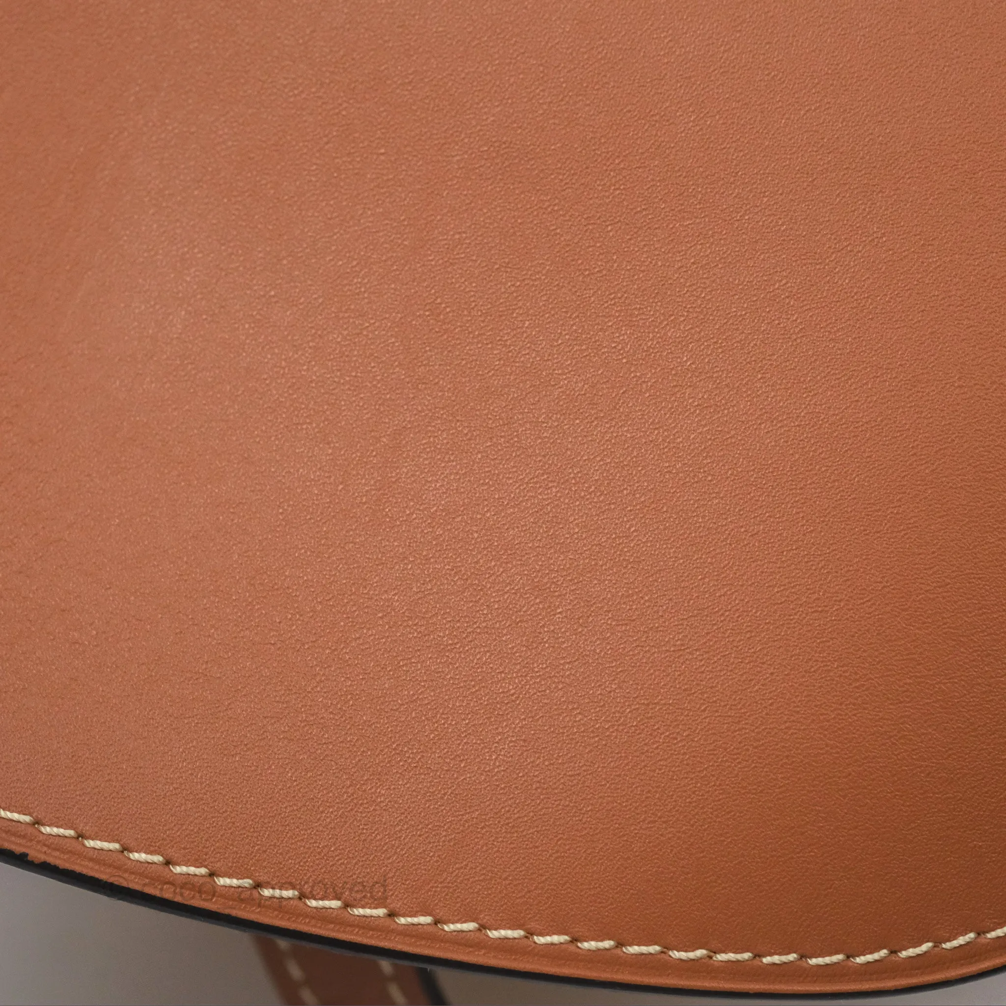 Loewe Small Raffia Gate Bag Smooth Calfskin in Tan
