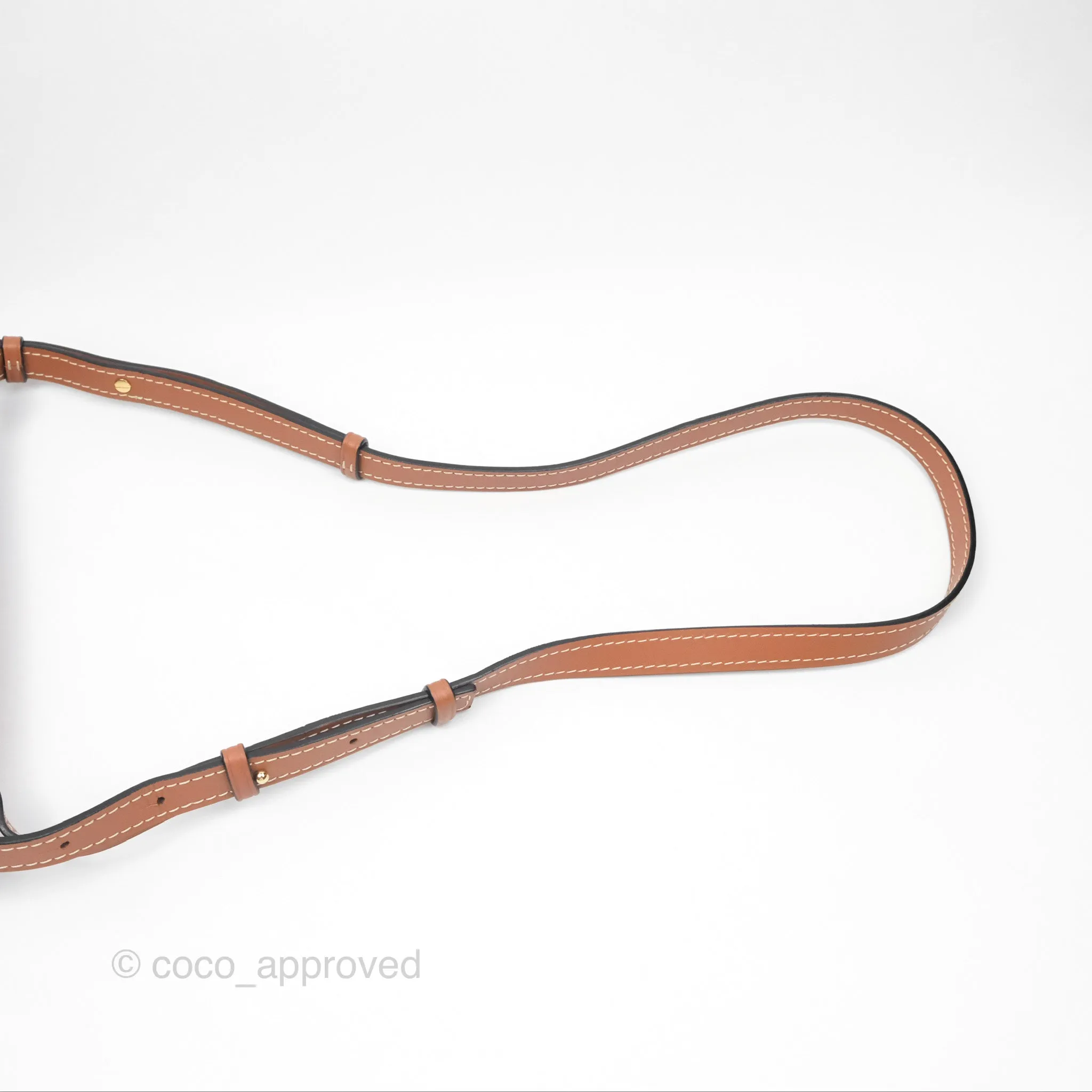 Loewe Small Raffia Gate Bag Smooth Calfskin in Tan