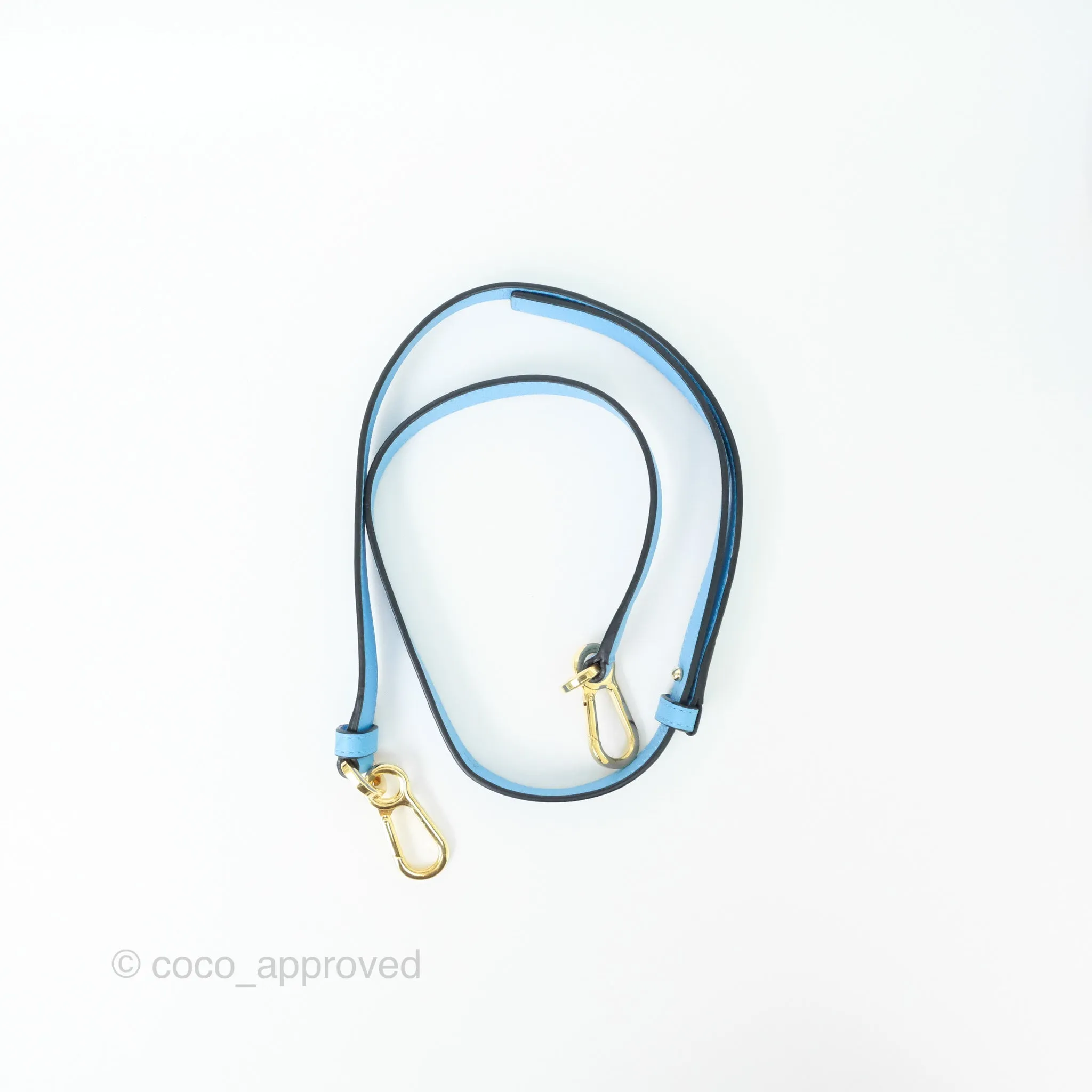 Loewe Small Rugby Puzzle Blue Tan Calfskin