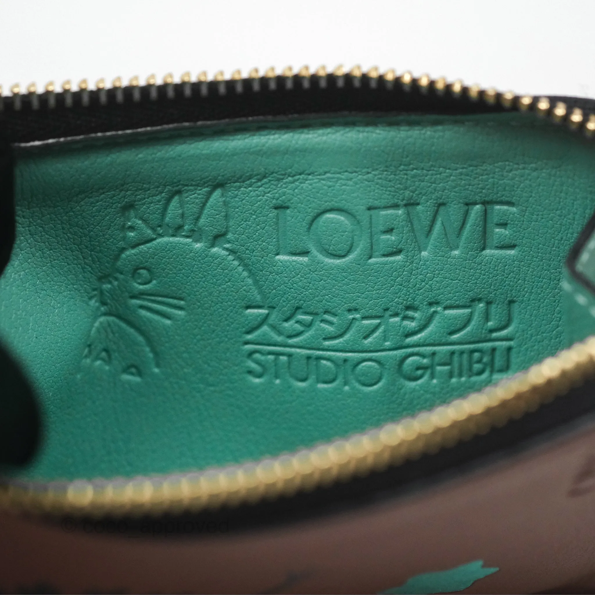 Loewe Studio Ghibli Animation Spirited Away Coin Card Holder