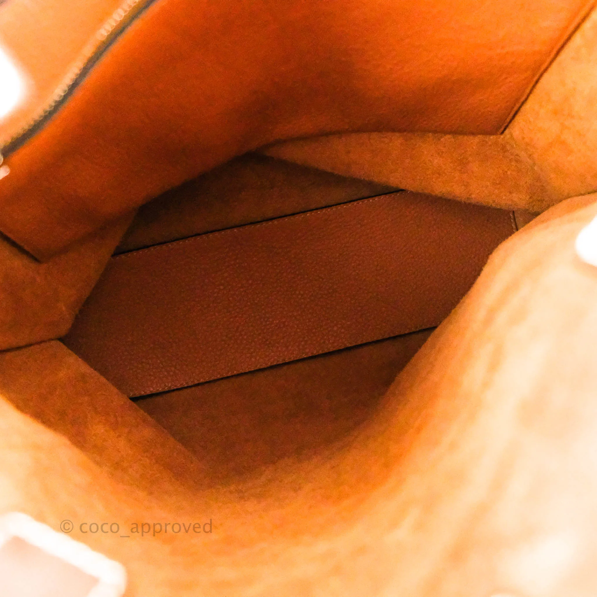 Loewe Vertical Strap Tote Tan Grained Leather
