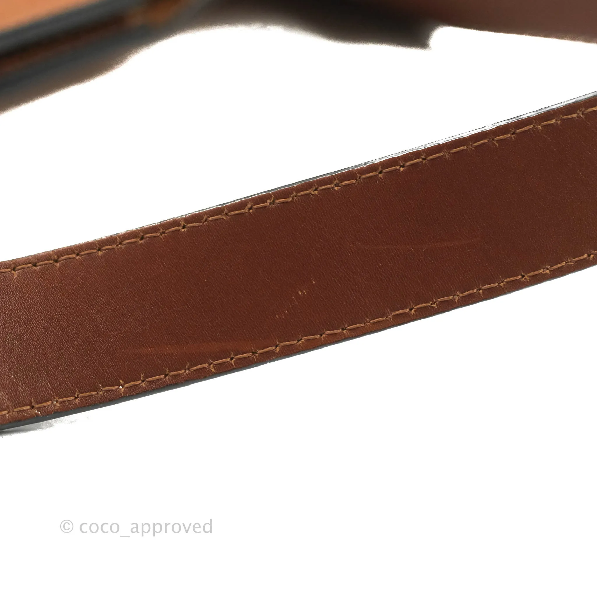 Loewe Vertical Strap Tote Tan Grained Leather