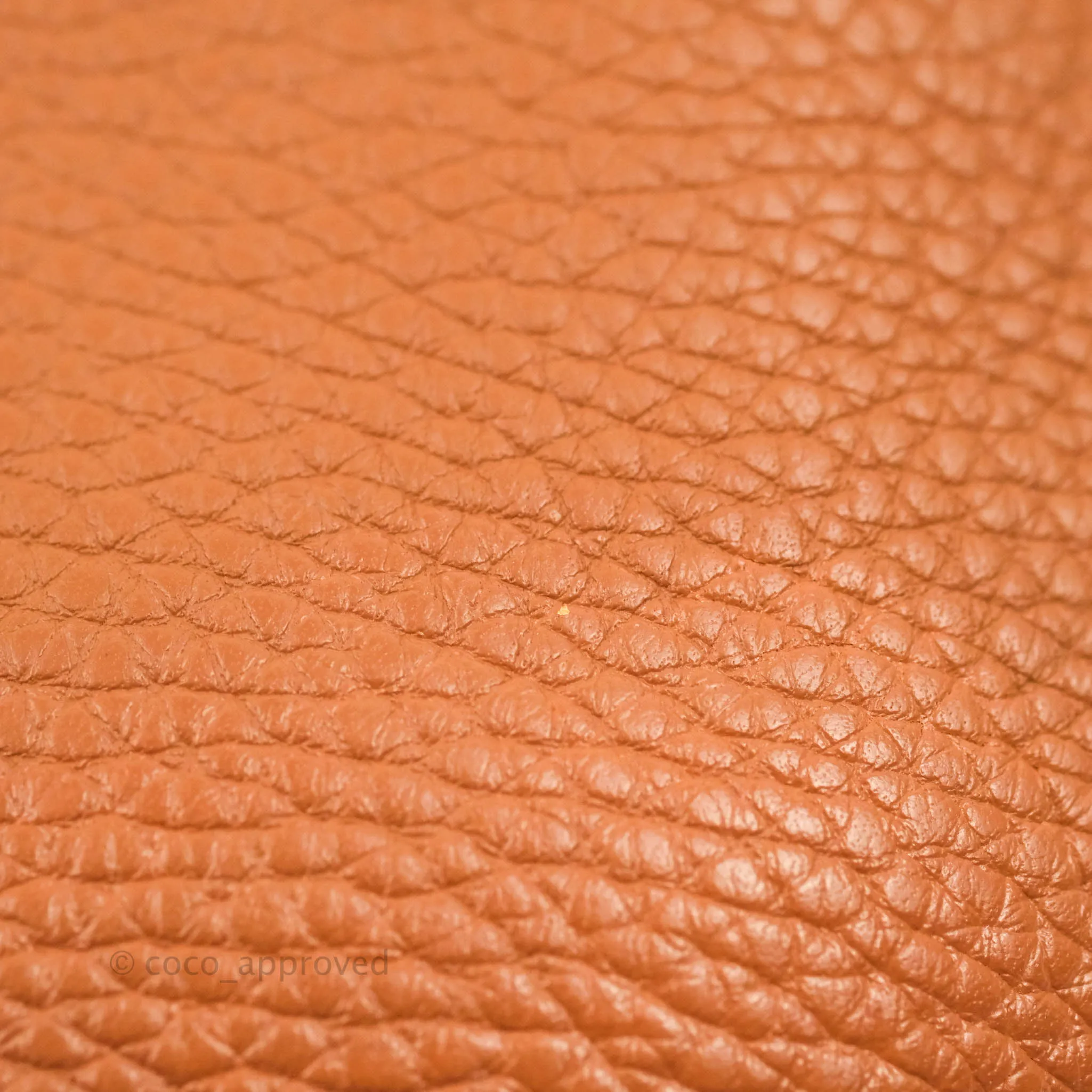 Loewe Vertical Strap Tote Tan Grained Leather