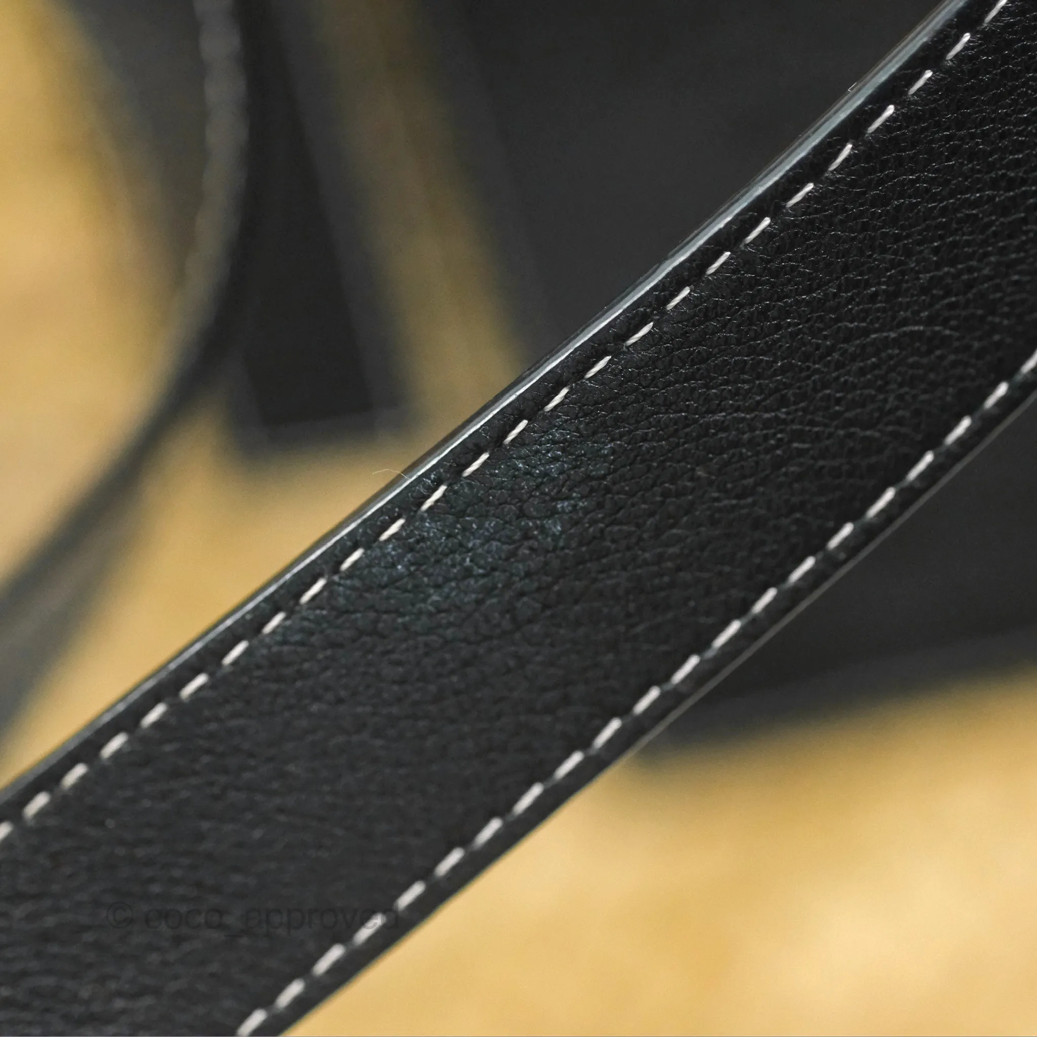 Loewe Woven Basket Bag Black Leather Natural Palm Leaf