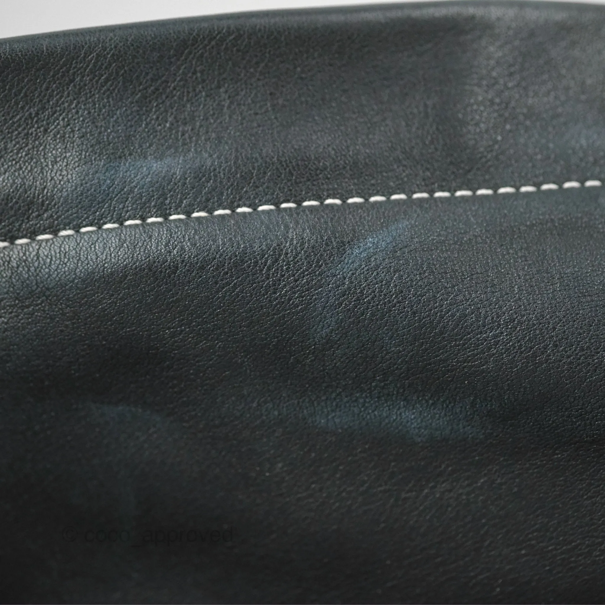 Loewe Woven Basket Bag Black Leather Natural Palm Leaf