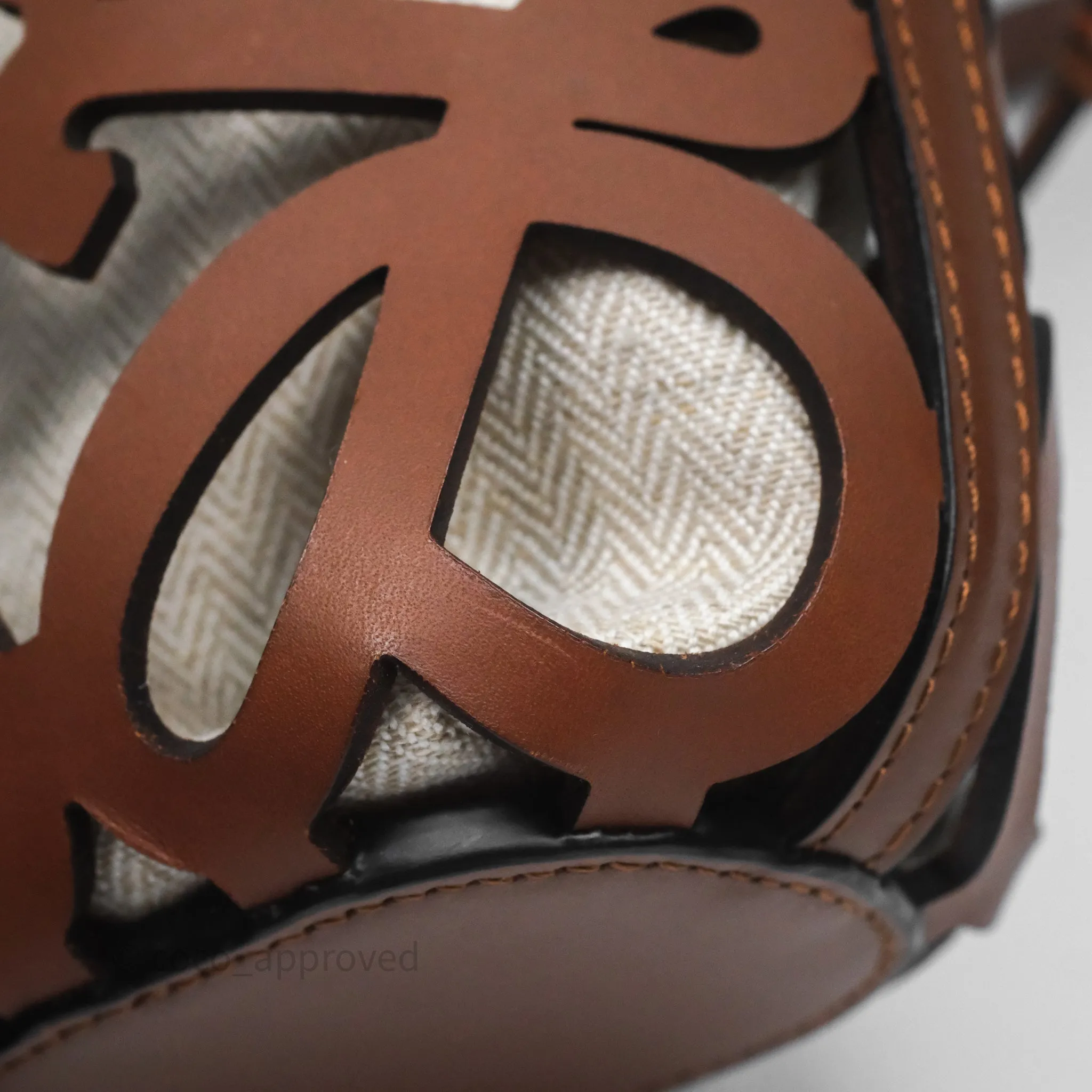 Loewe X Paula's Ibiza Cutout Anagram Pocket Tan