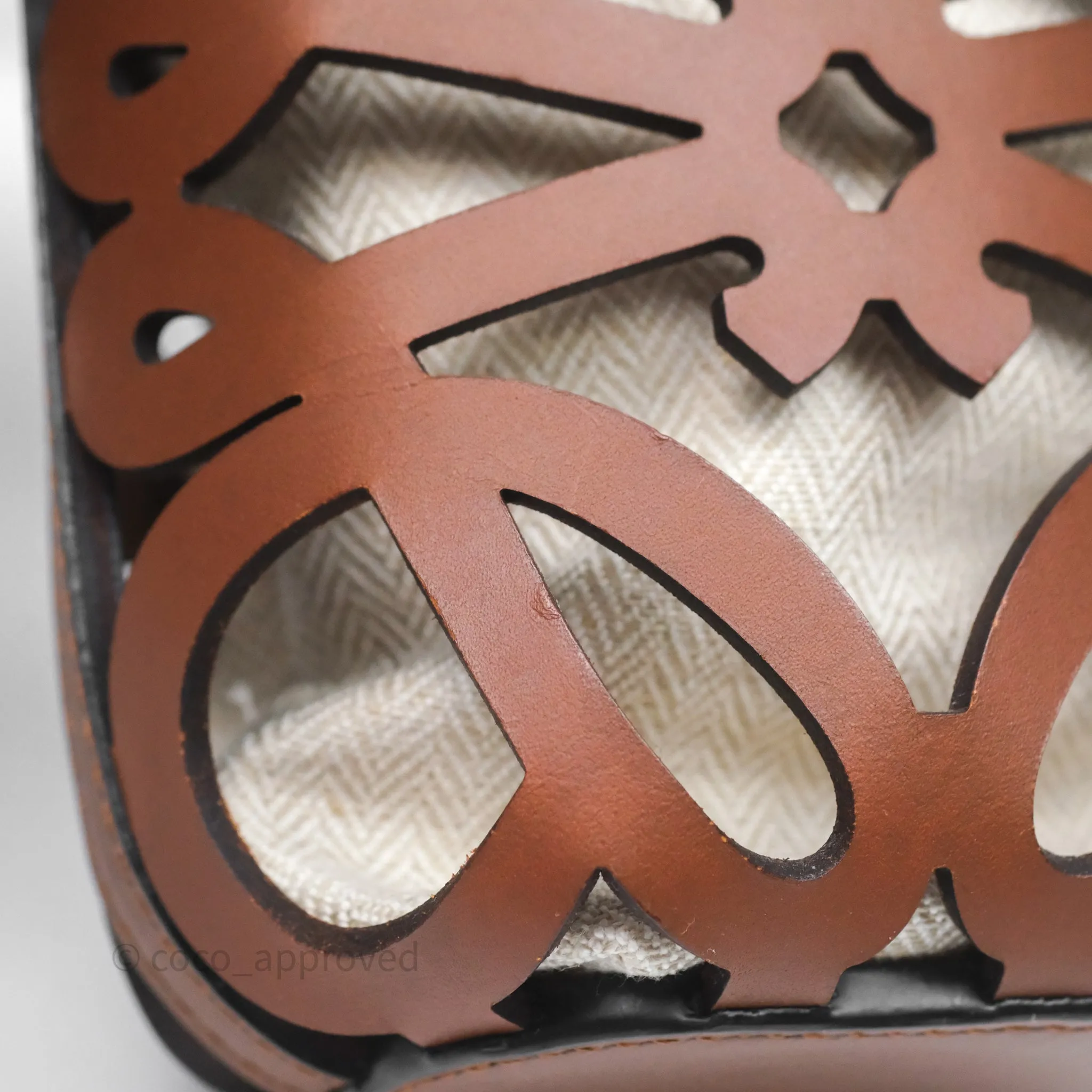 Loewe X Paula's Ibiza Cutout Anagram Pocket Tan