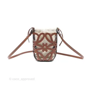 Loewe X Paula's Ibiza Cutout Anagram Pocket Tan
