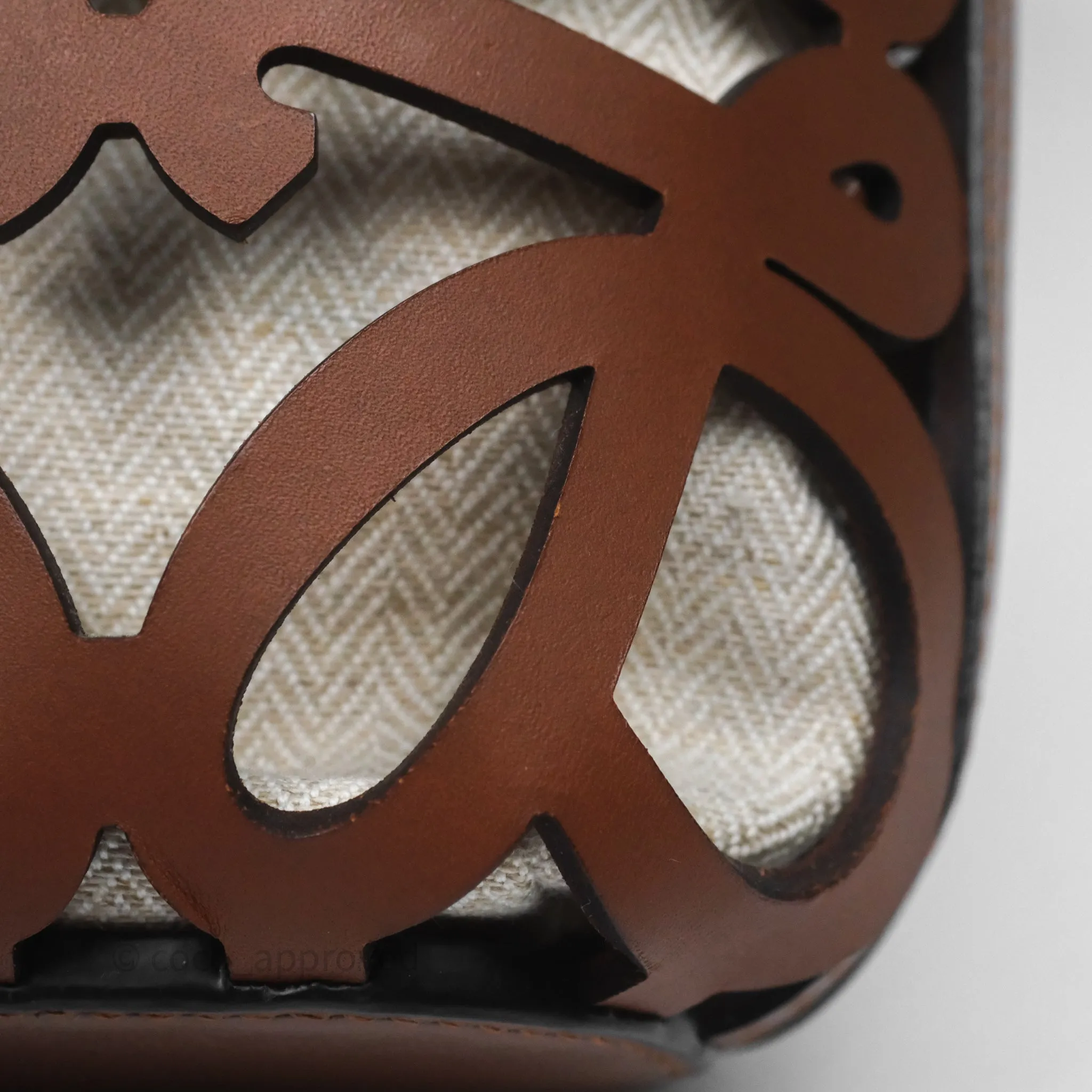 Loewe X Paula's Ibiza Cutout Anagram Pocket Tan