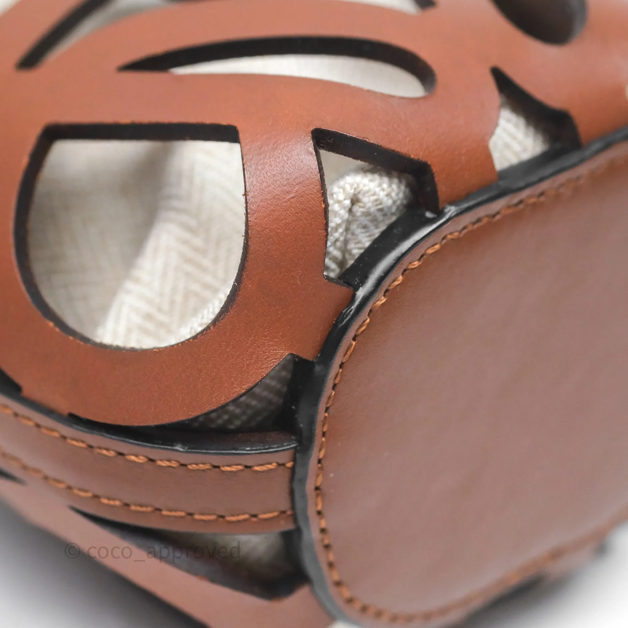 Loewe X Paula's Ibiza Cutout Anagram Pocket Tan