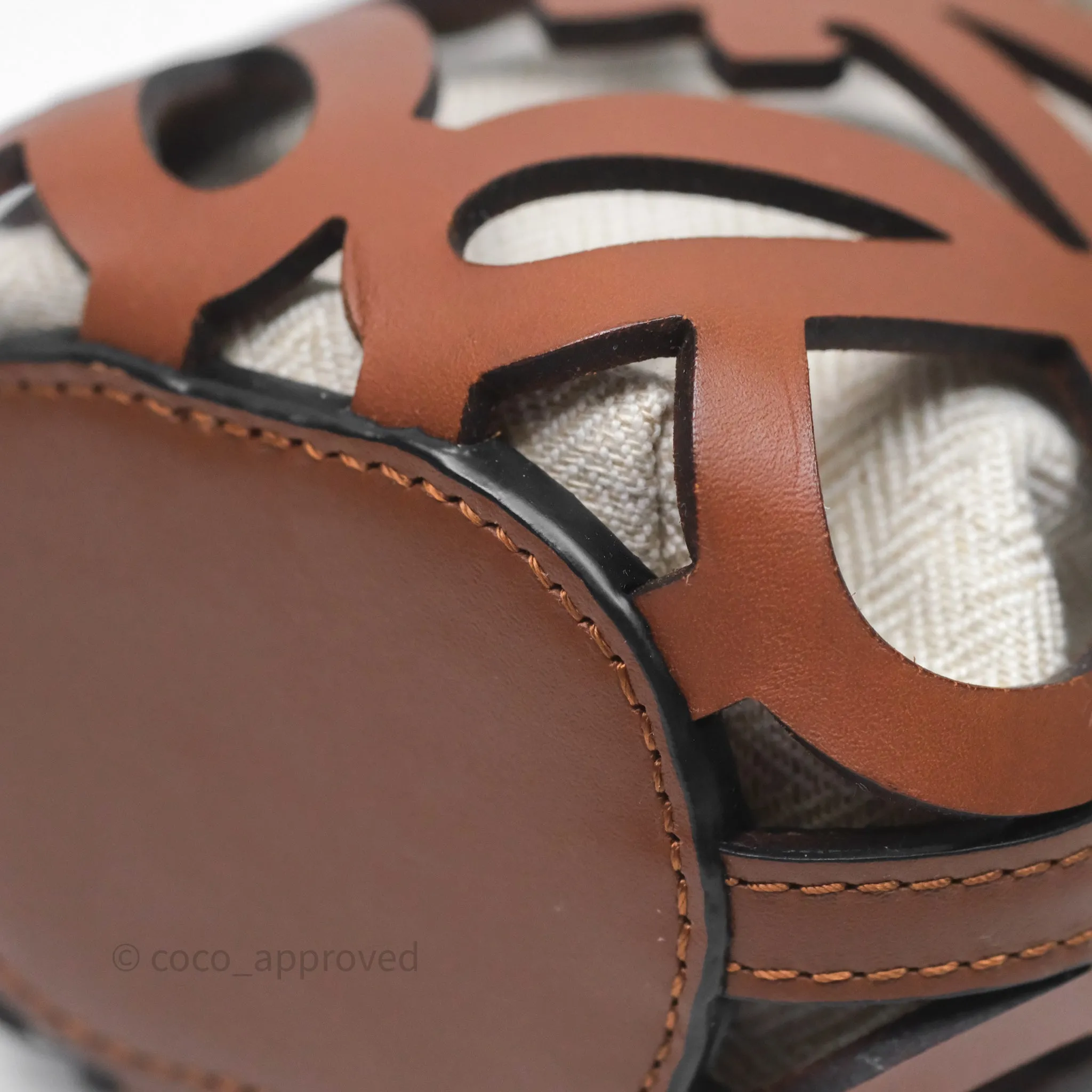 Loewe X Paula's Ibiza Cutout Anagram Pocket Tan