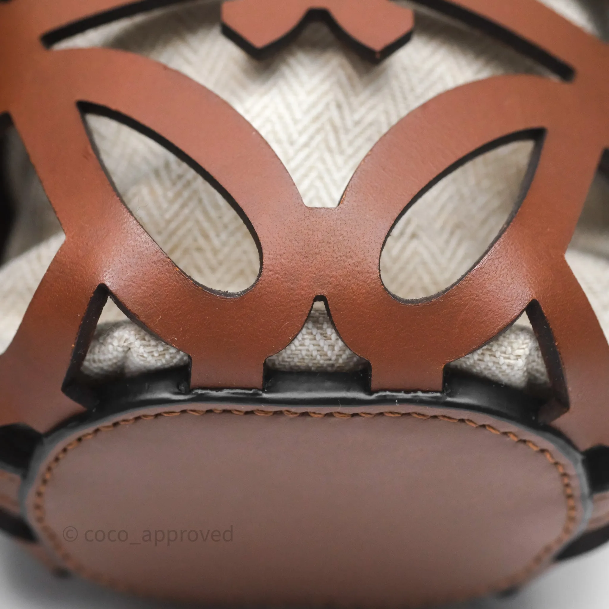 Loewe X Paula's Ibiza Cutout Anagram Pocket Tan