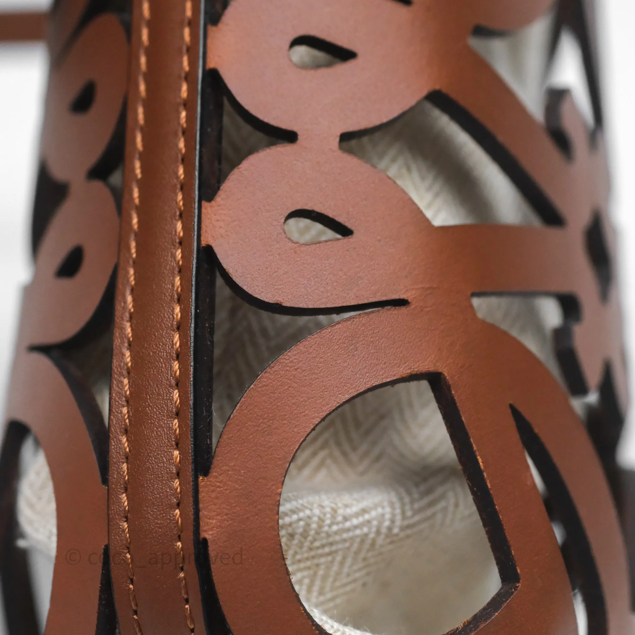 Loewe X Paula's Ibiza Cutout Anagram Pocket Tan
