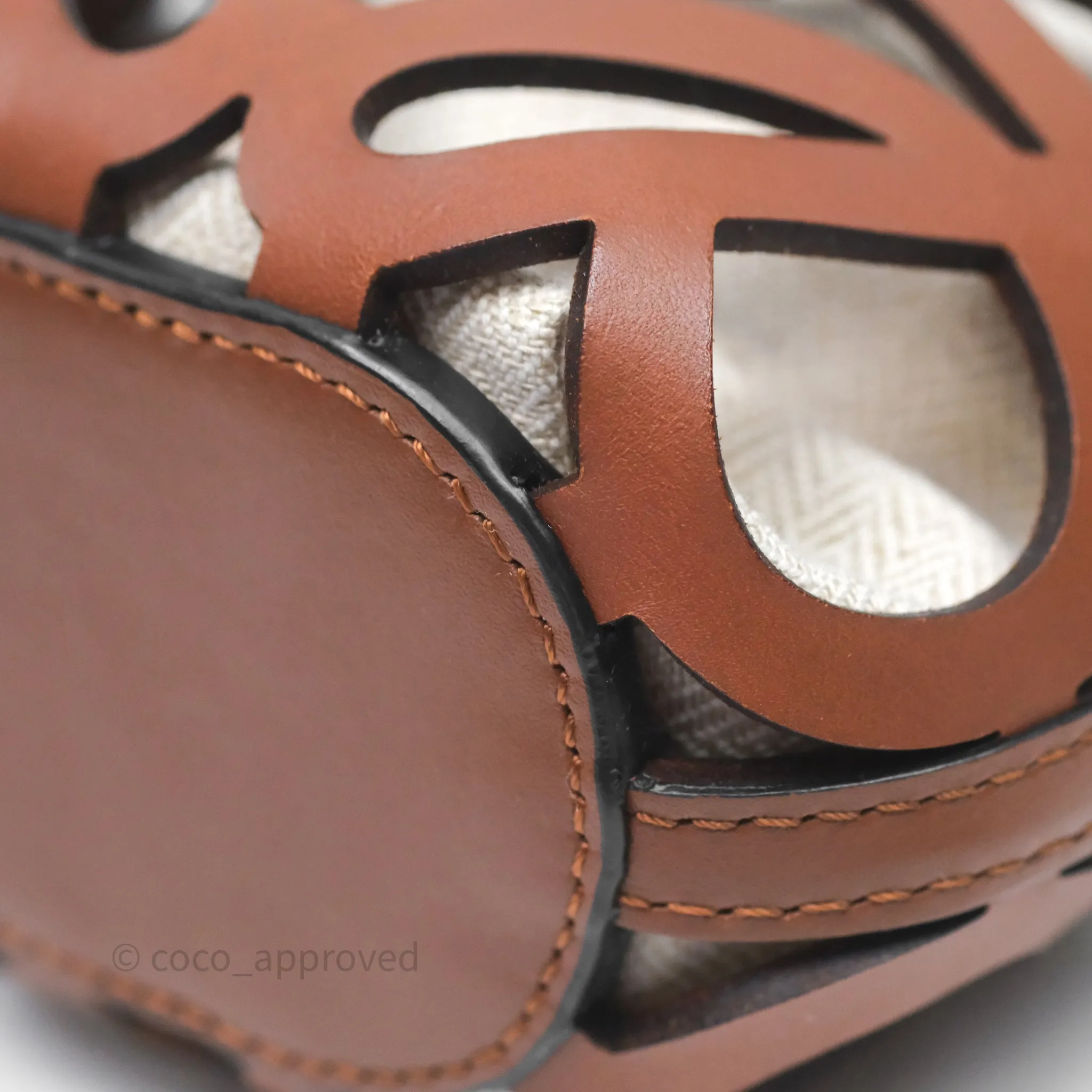 Loewe X Paula's Ibiza Cutout Anagram Pocket Tan