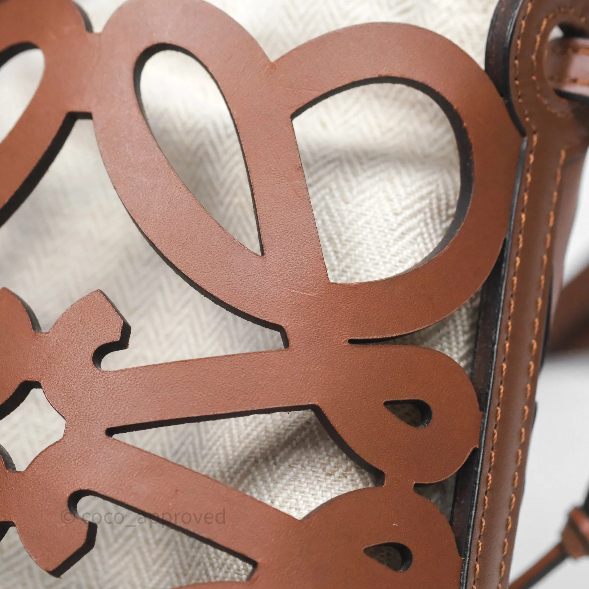 Loewe X Paula's Ibiza Cutout Anagram Pocket Tan
