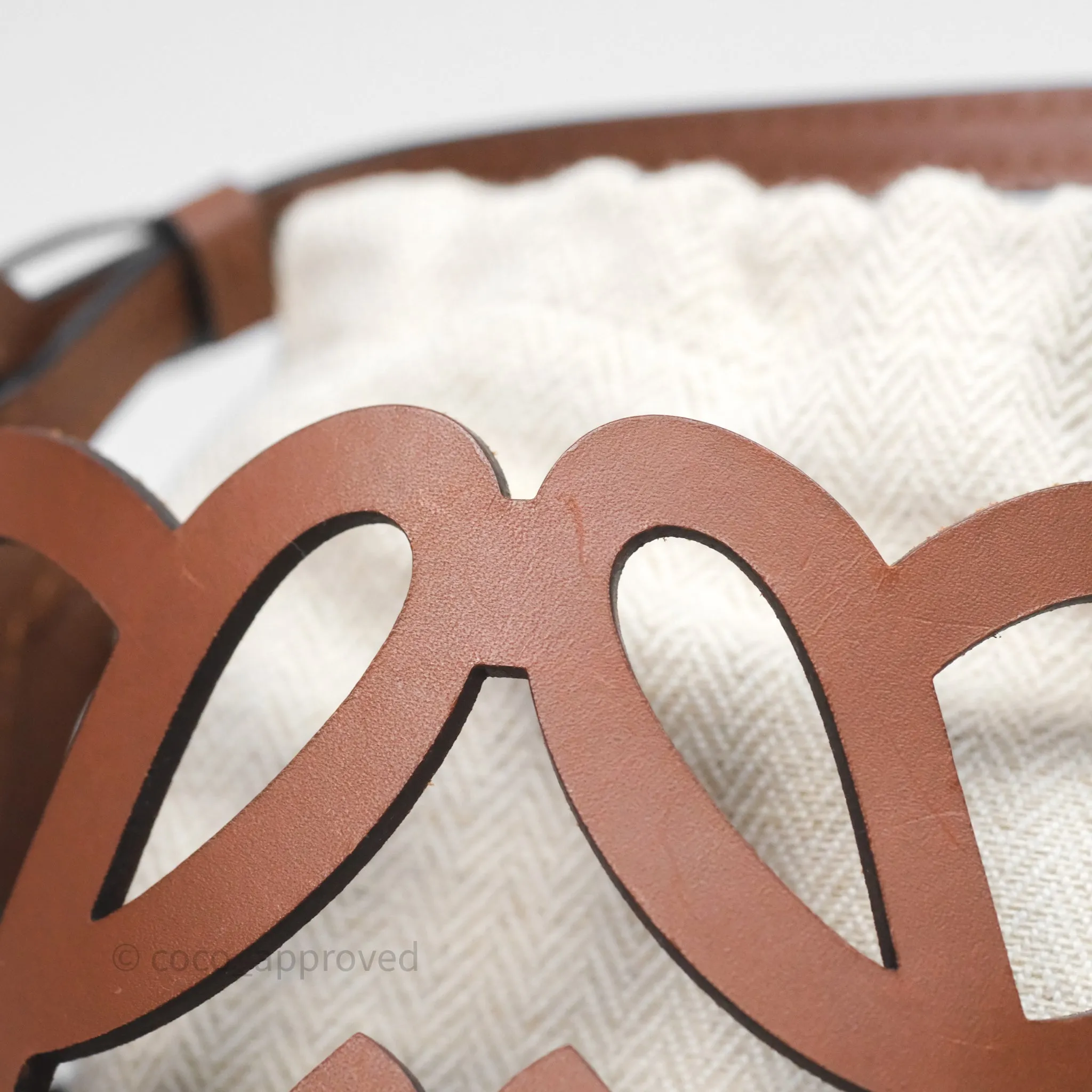 Loewe X Paula's Ibiza Cutout Anagram Pocket Tan