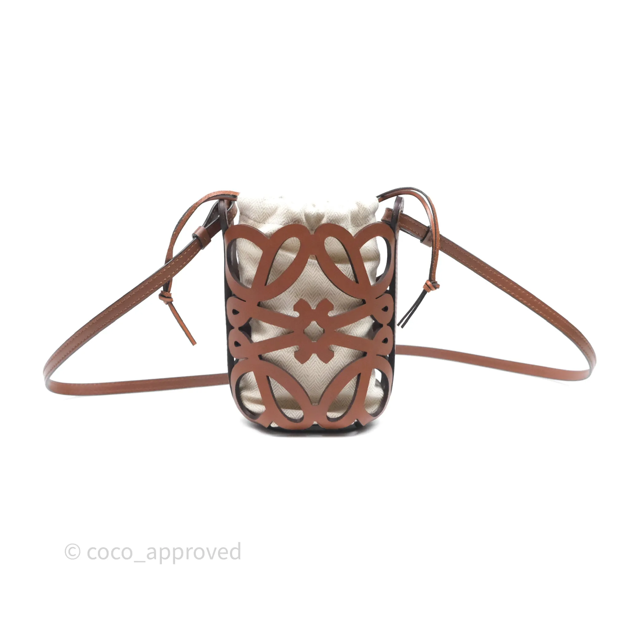 Loewe X Paula's Ibiza Cutout Anagram Pocket Tan