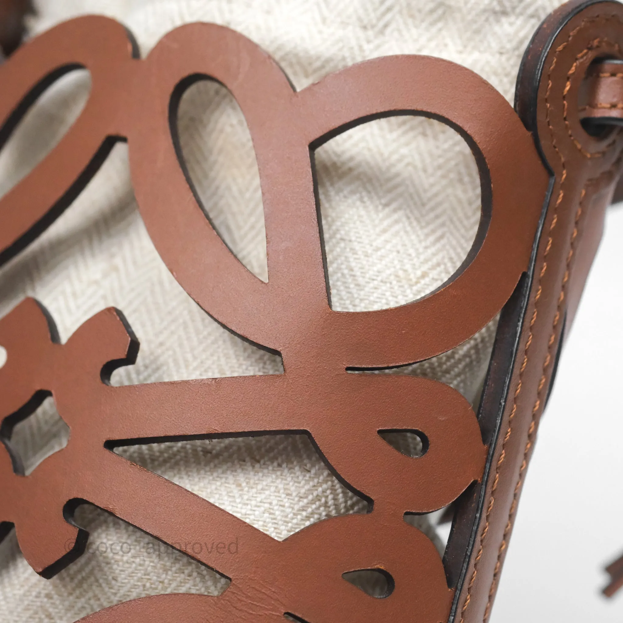Loewe X Paula's Ibiza Cutout Anagram Pocket Tan