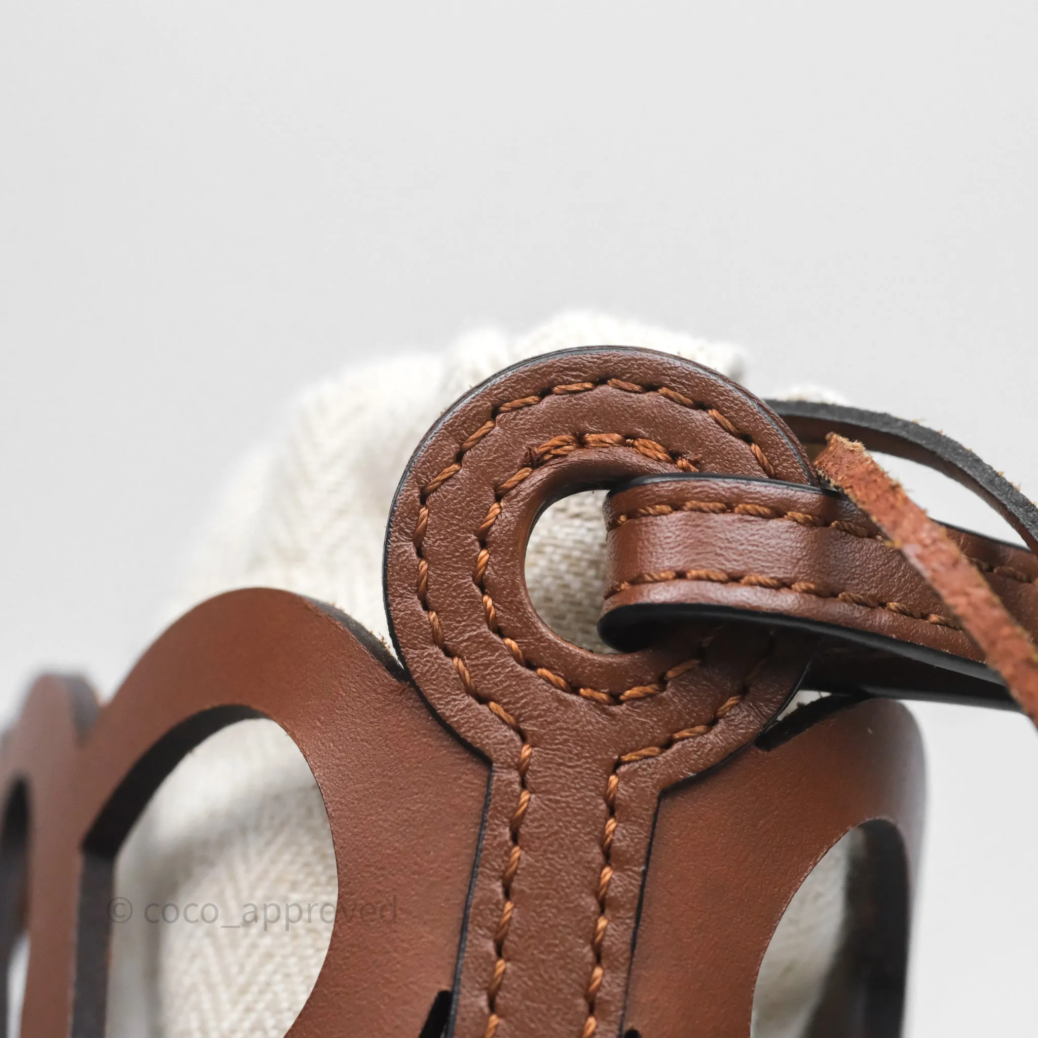 Loewe X Paula's Ibiza Cutout Anagram Pocket Tan