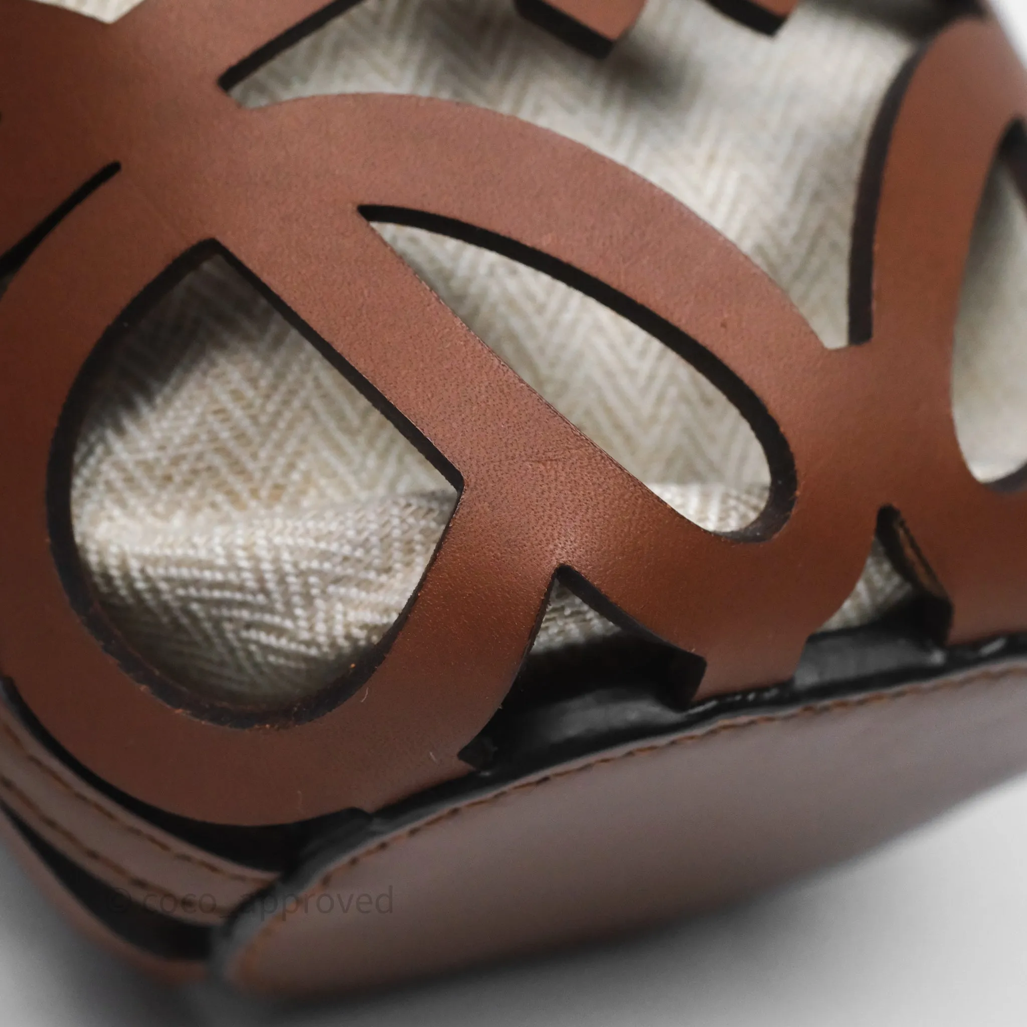 Loewe X Paula's Ibiza Cutout Anagram Pocket Tan
