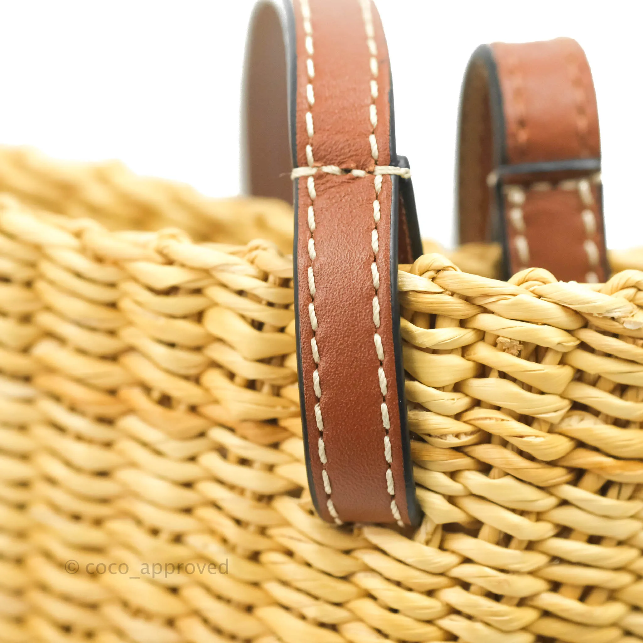 Loewe x Paula's Ibiza Raffia Shell Basket Bag