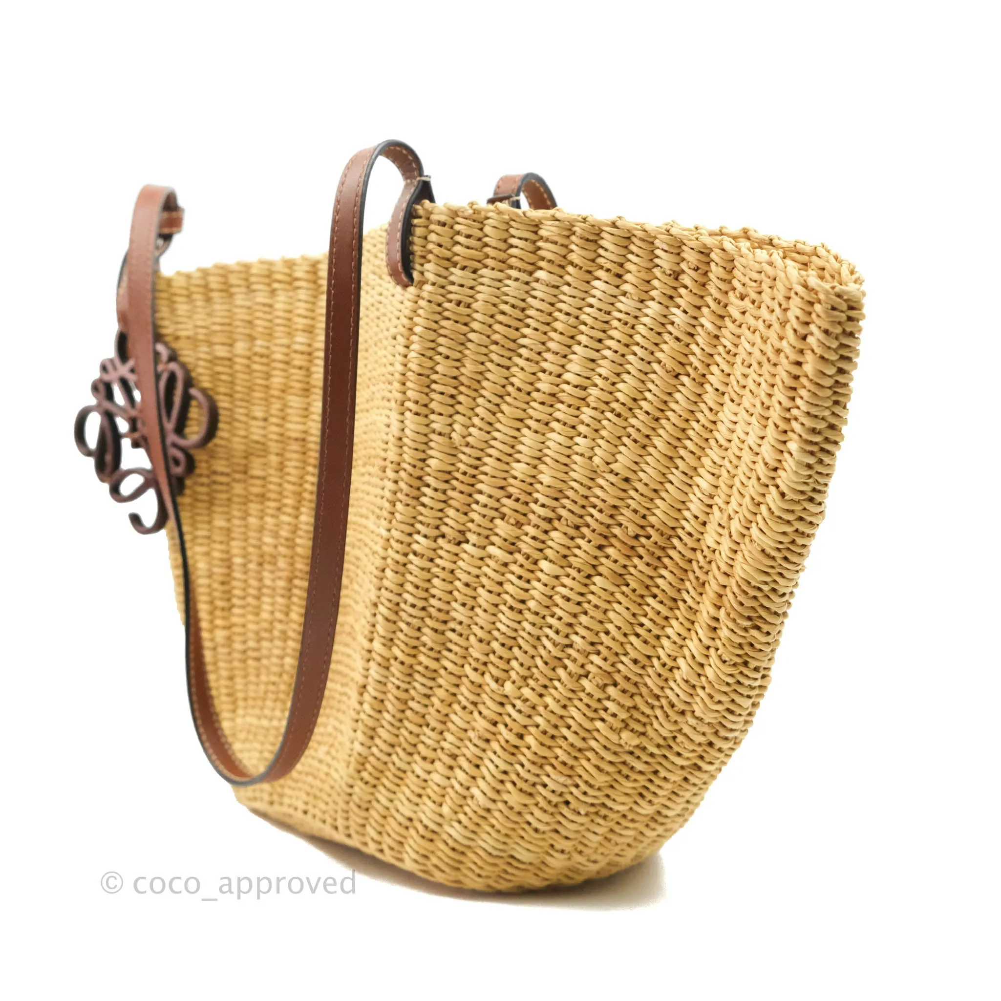 Loewe x Paula's Ibiza Raffia Shell Basket Bag