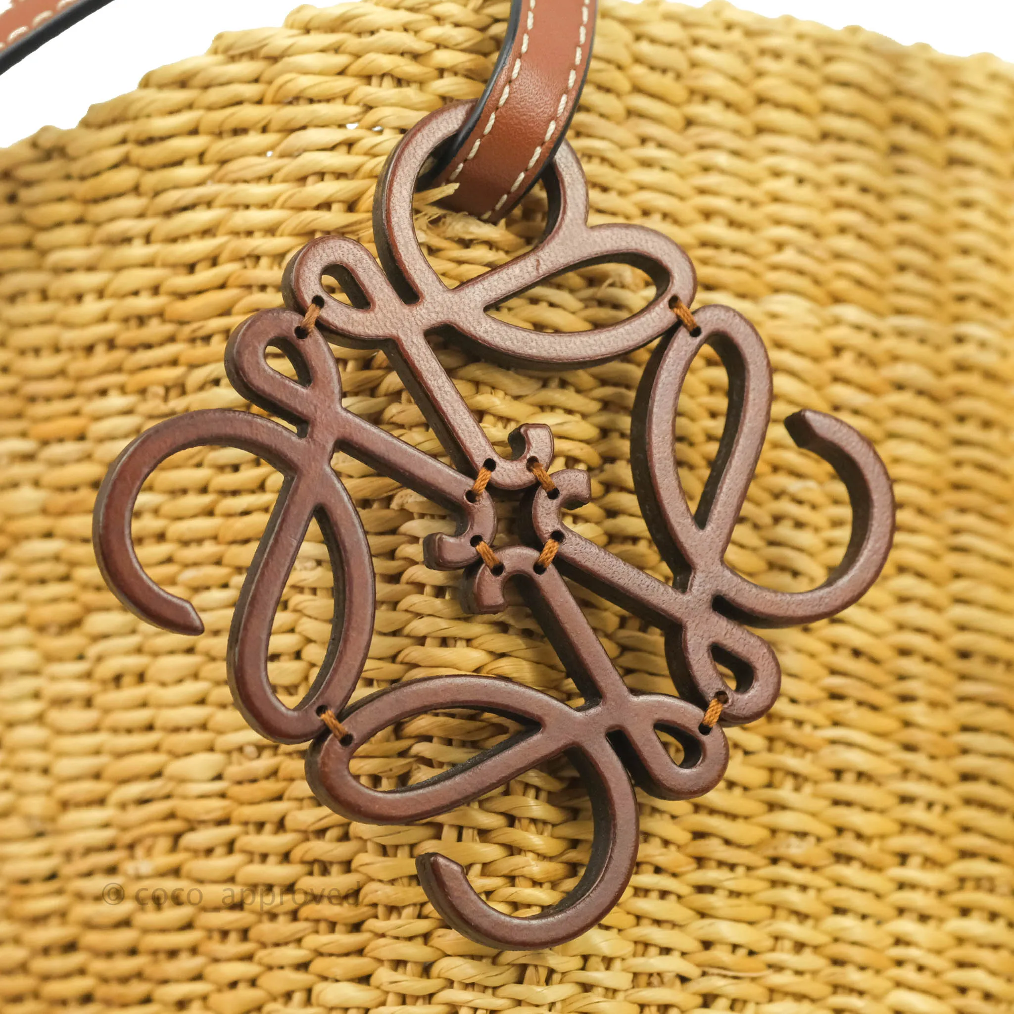 Loewe x Paula's Ibiza Raffia Shell Basket Bag