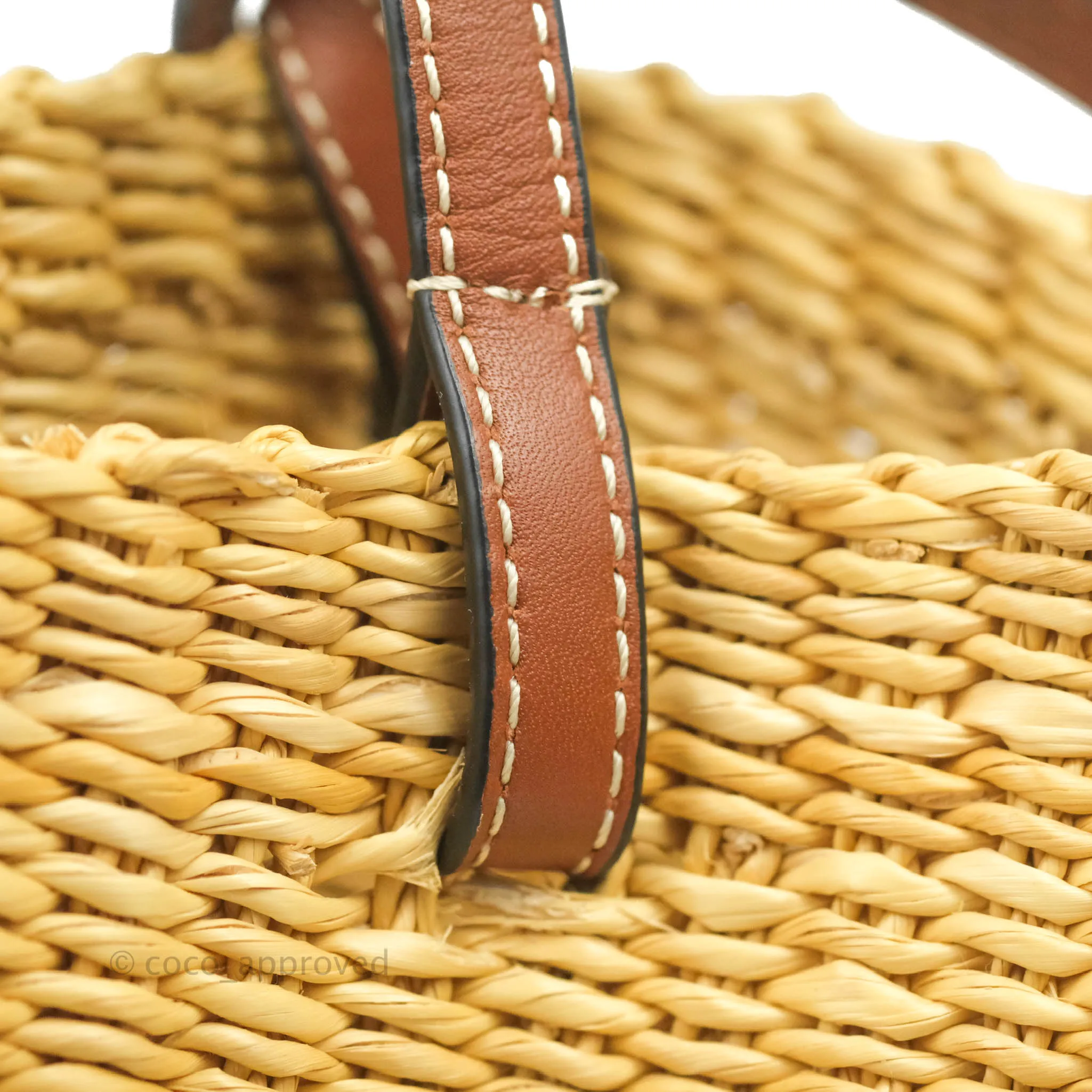 Loewe x Paula's Ibiza Raffia Shell Basket Bag