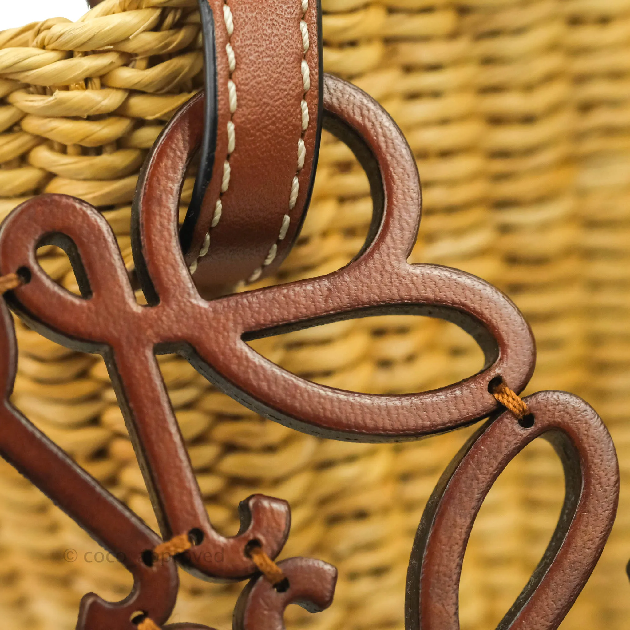 Loewe x Paula's Ibiza Raffia Shell Basket Bag