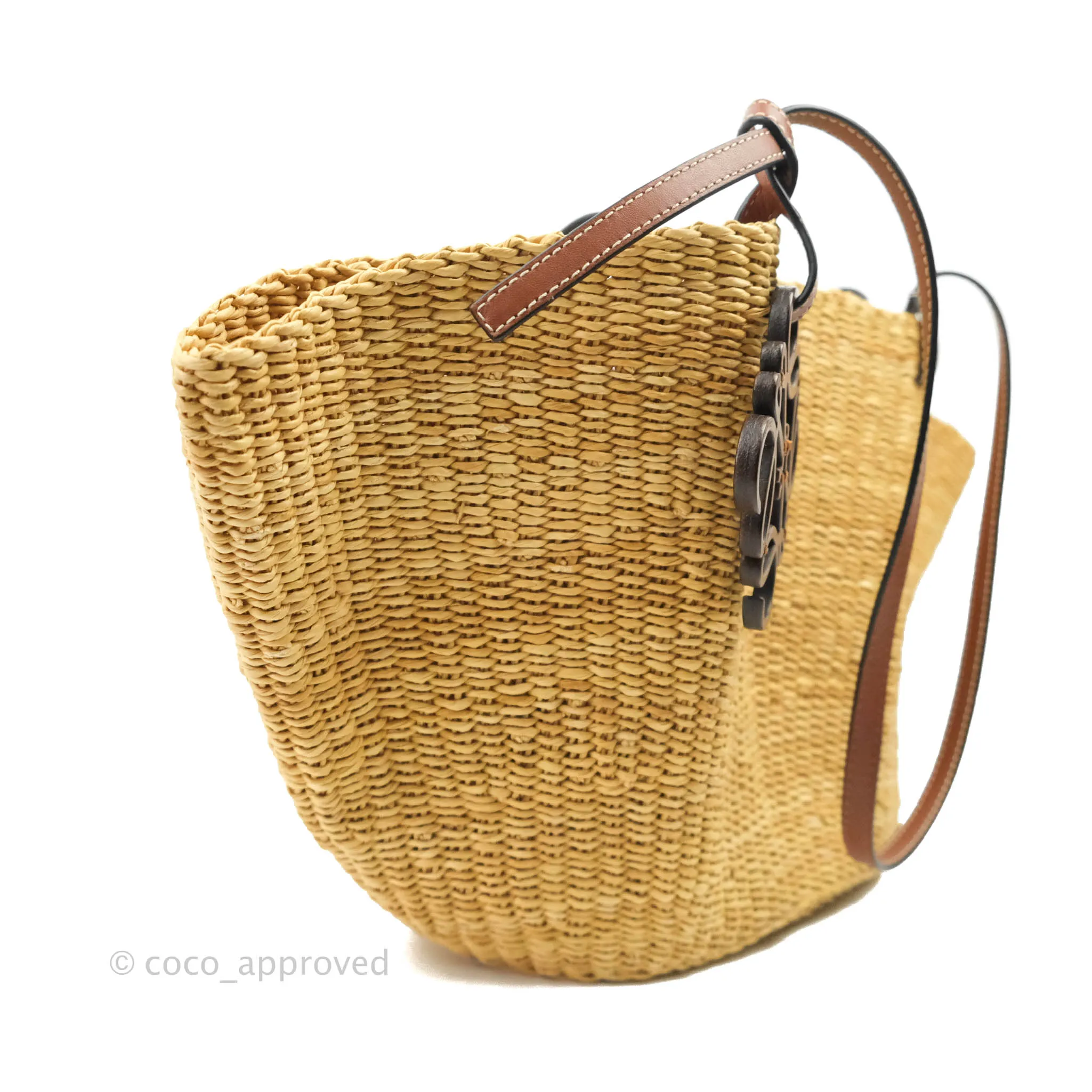 Loewe x Paula's Ibiza Raffia Shell Basket Bag