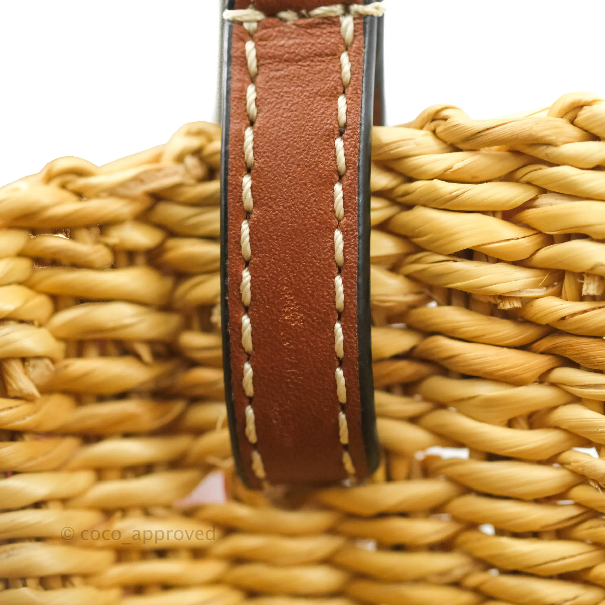 Loewe x Paula's Ibiza Raffia Shell Basket Bag