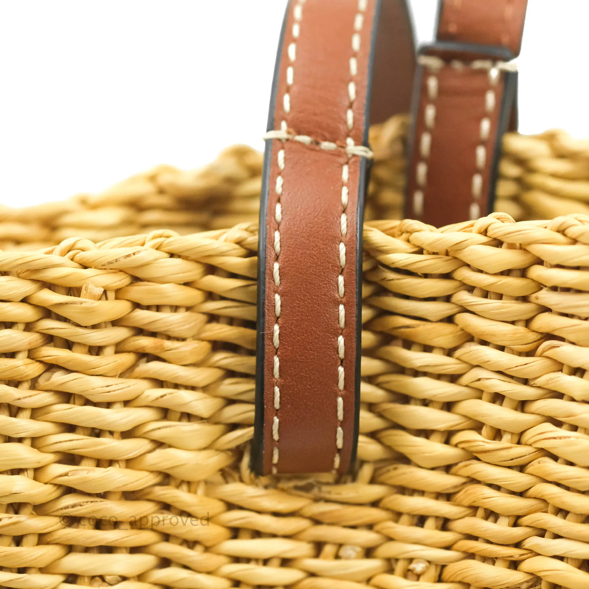 Loewe x Paula's Ibiza Raffia Shell Basket Bag