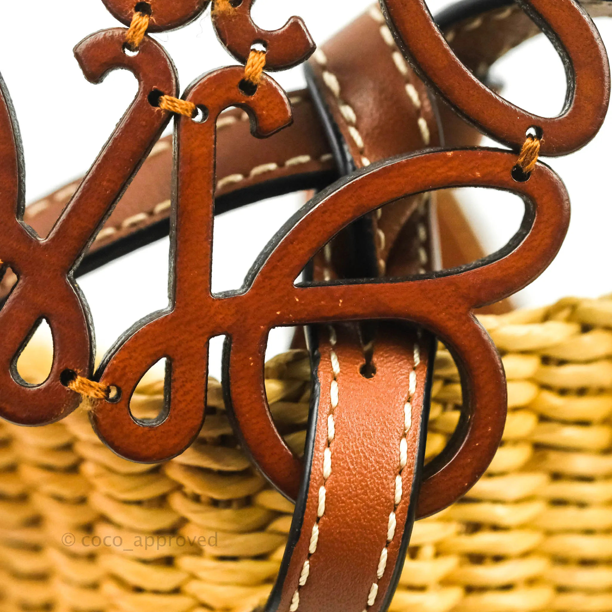 Loewe x Paula's Ibiza Raffia Shell Basket Bag