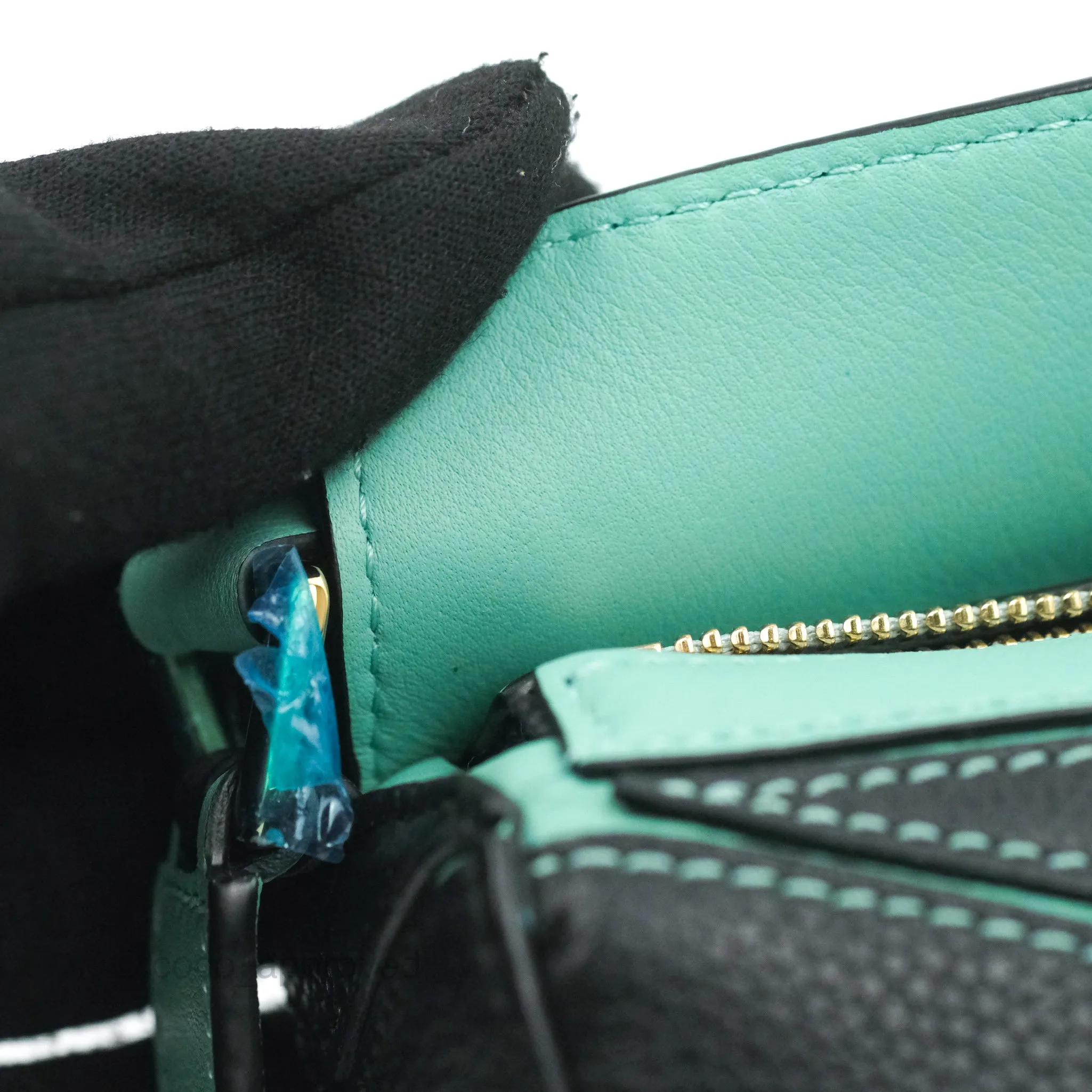Loewe x Spirited Away Mini Puzzle Mint Calfskin