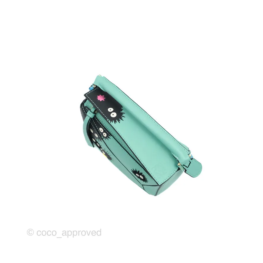 Loewe x Spirited Away Mini Puzzle Mint Calfskin