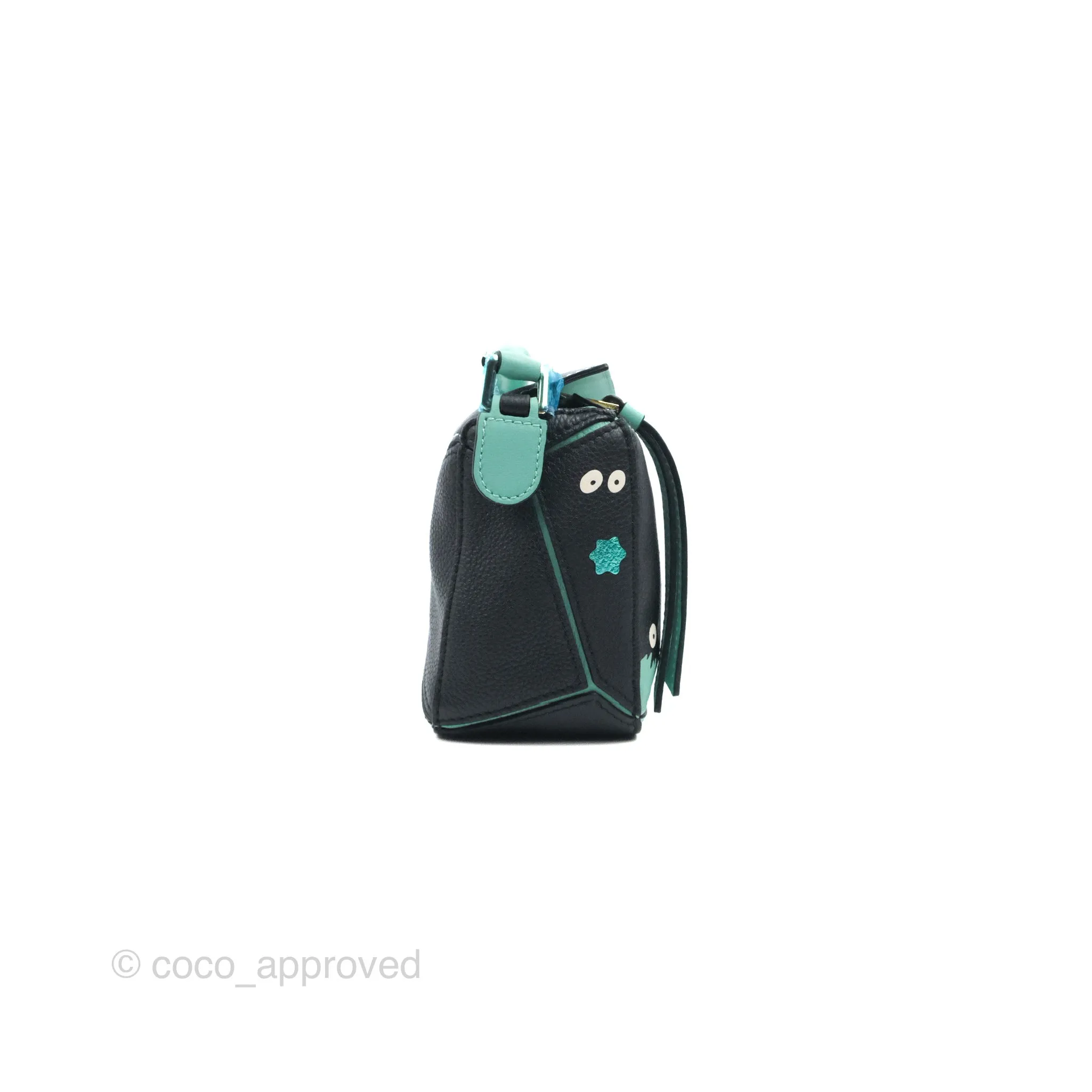 Loewe x Spirited Away Mini Puzzle Mint Calfskin