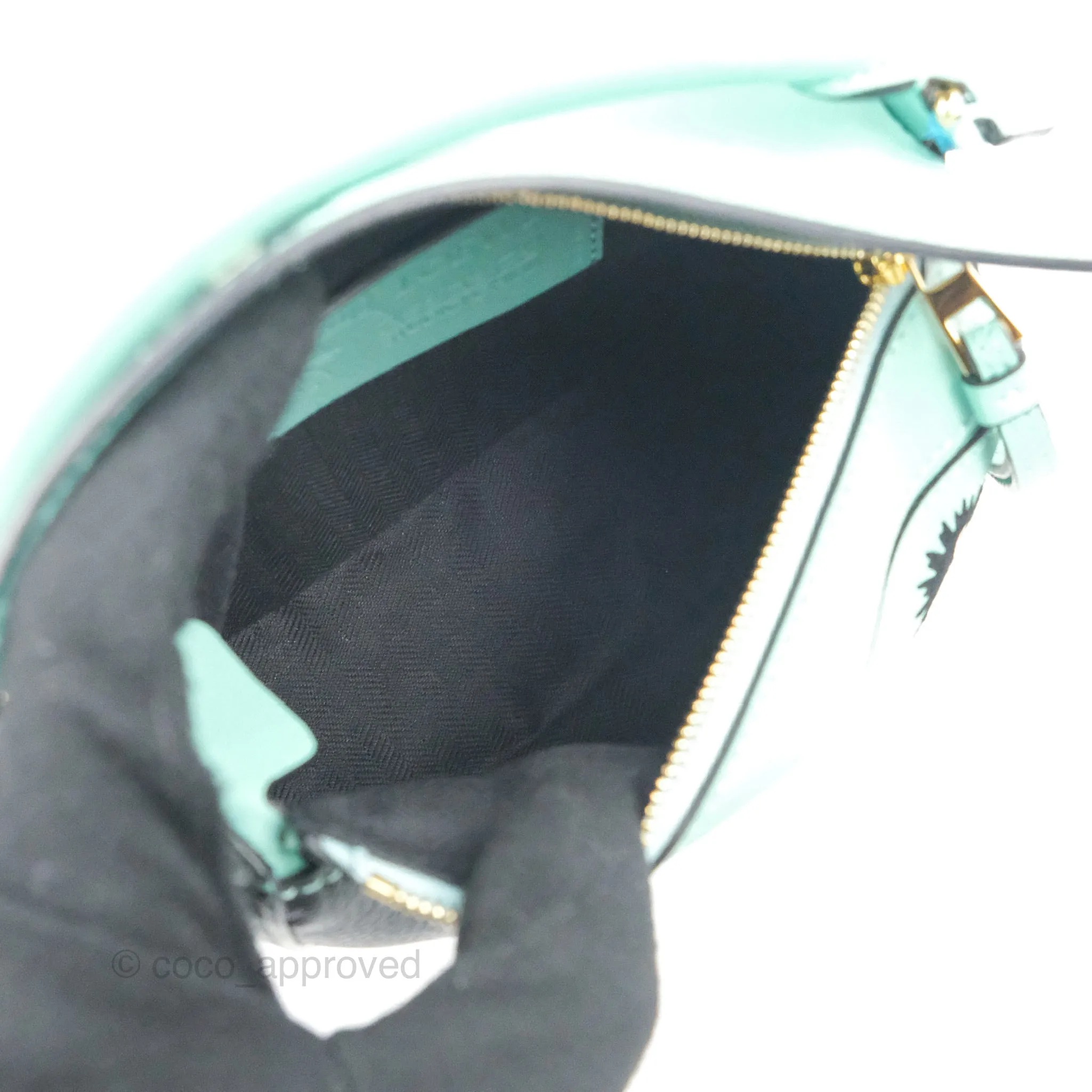 Loewe x Spirited Away Mini Puzzle Mint Calfskin