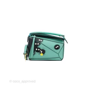 Loewe x Spirited Away Mini Puzzle Mint Calfskin