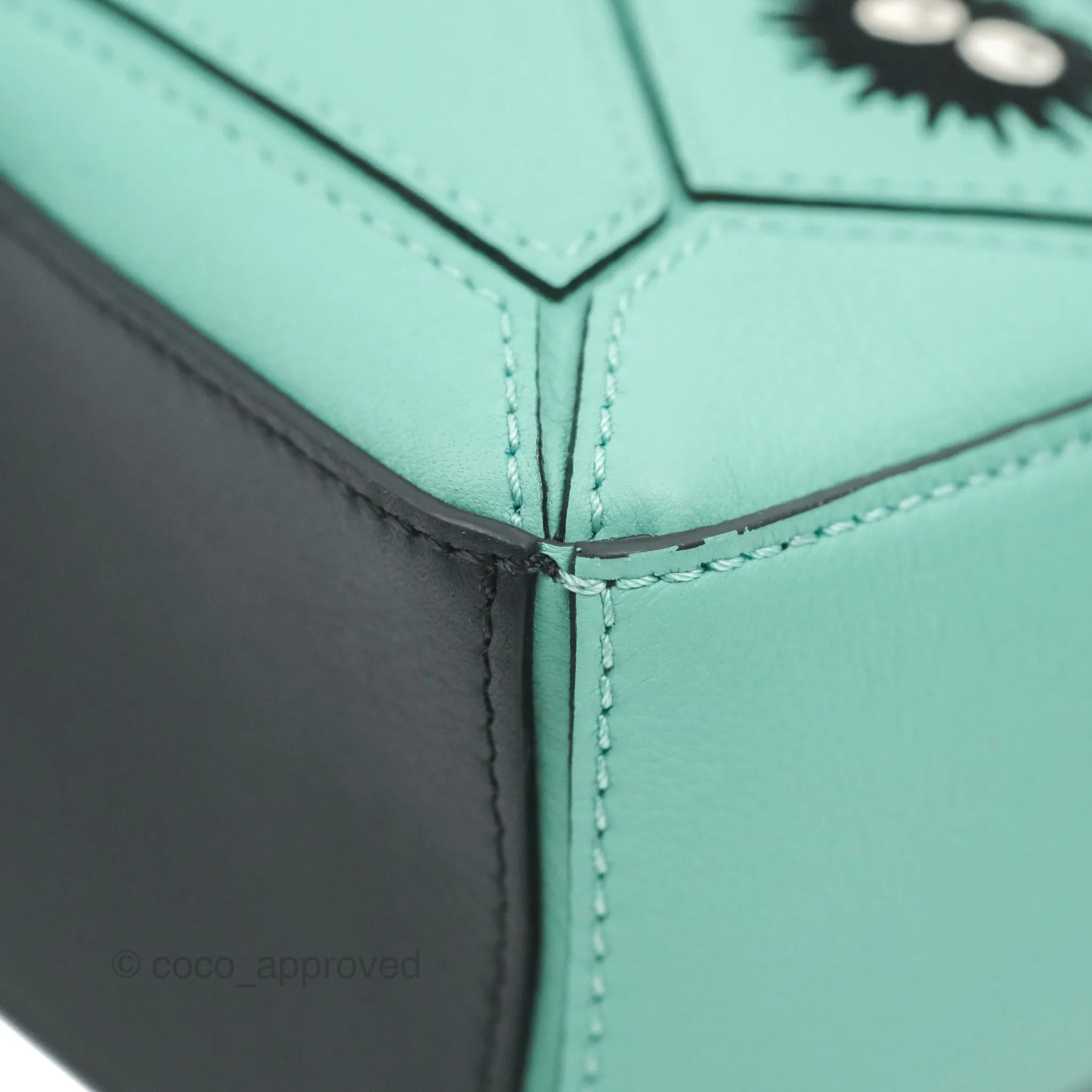 Loewe x Spirited Away Mini Puzzle Mint Calfskin