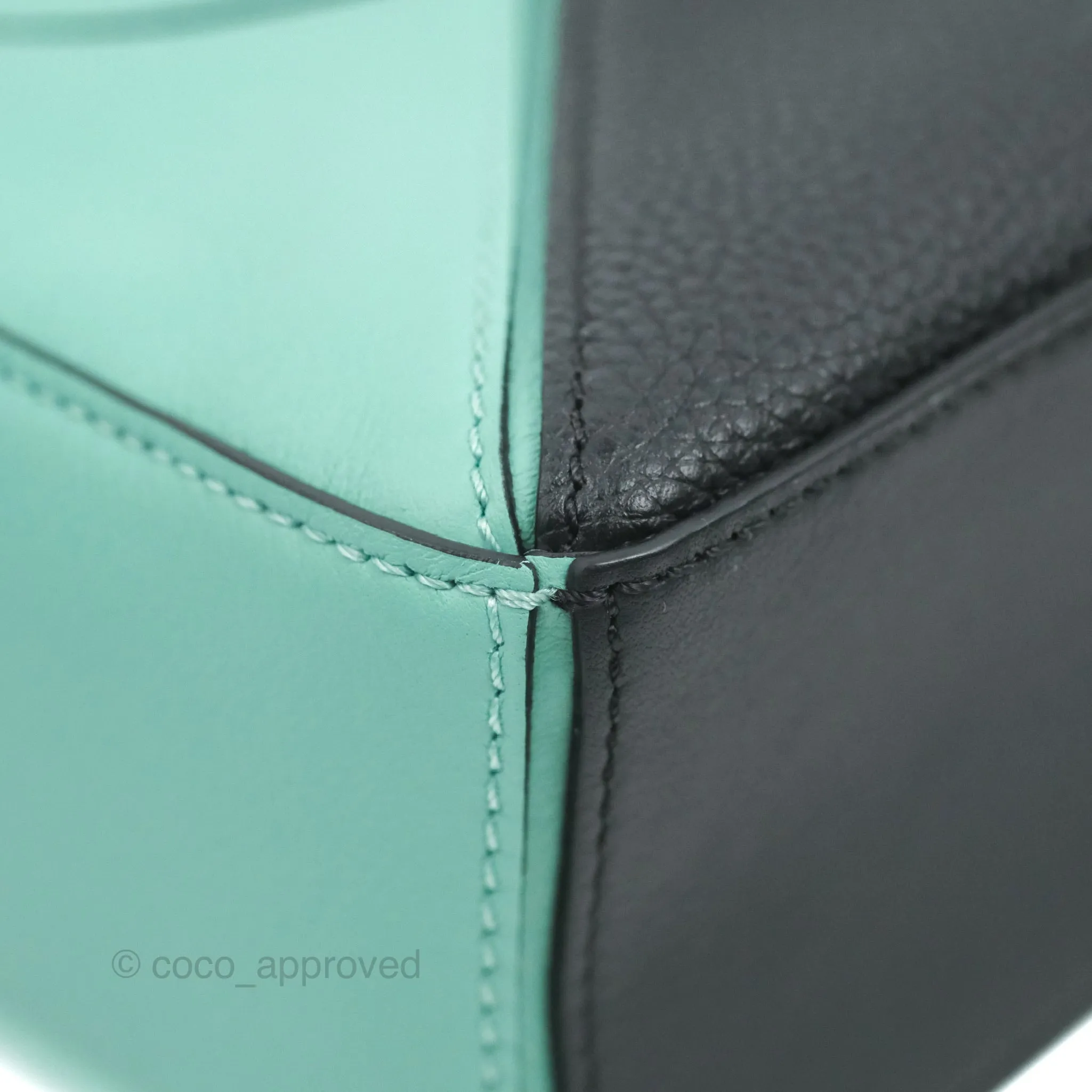 Loewe x Spirited Away Mini Puzzle Mint Calfskin