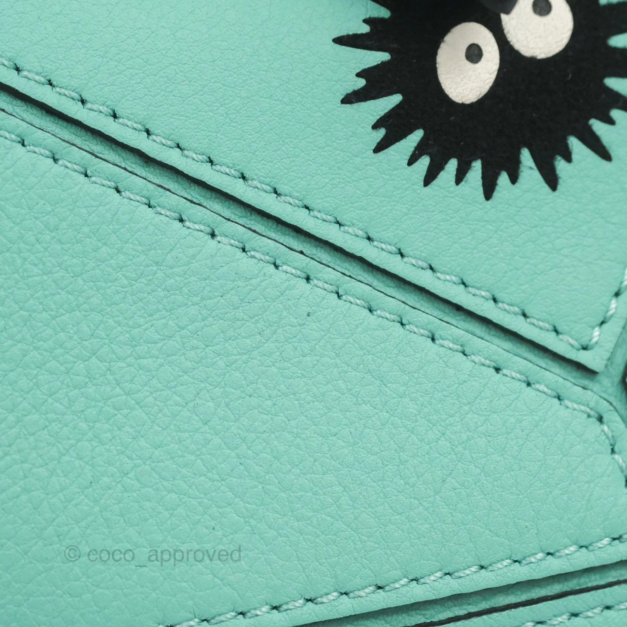 Loewe x Spirited Away Mini Puzzle Mint Calfskin