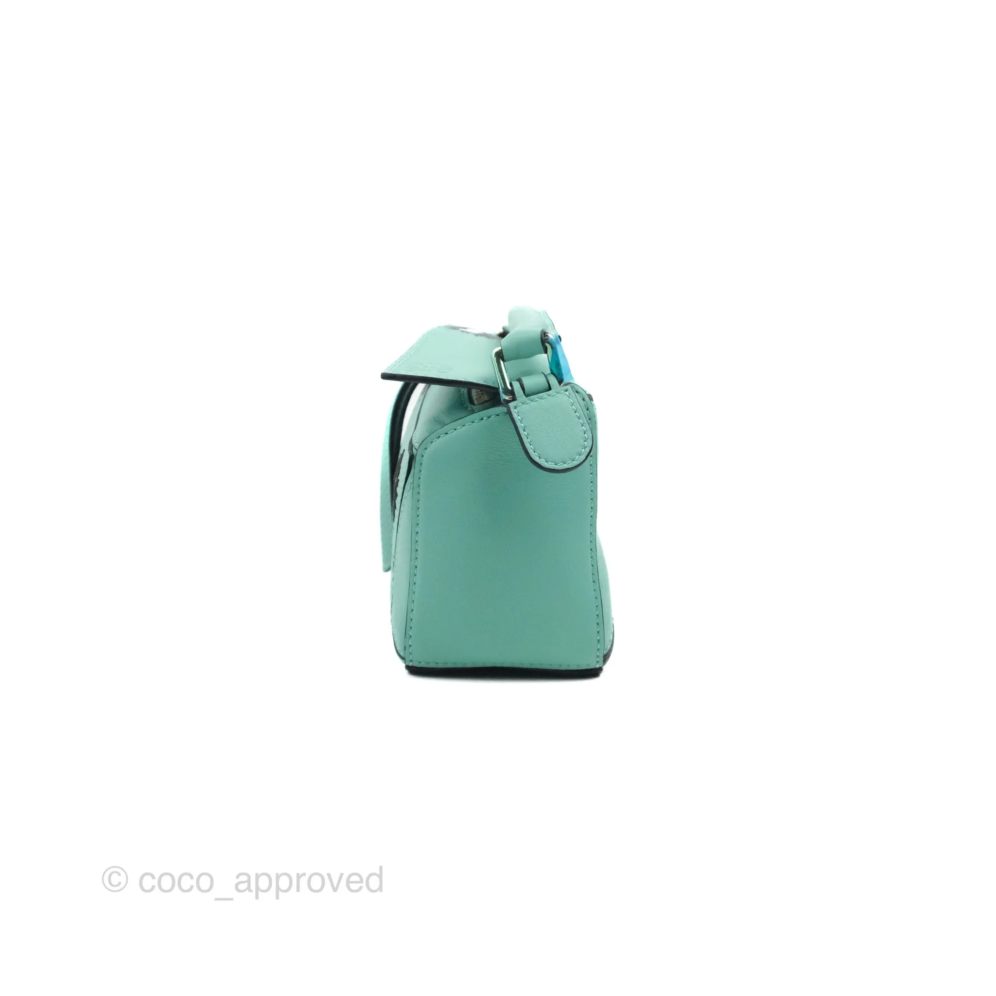 Loewe x Spirited Away Mini Puzzle Mint Calfskin