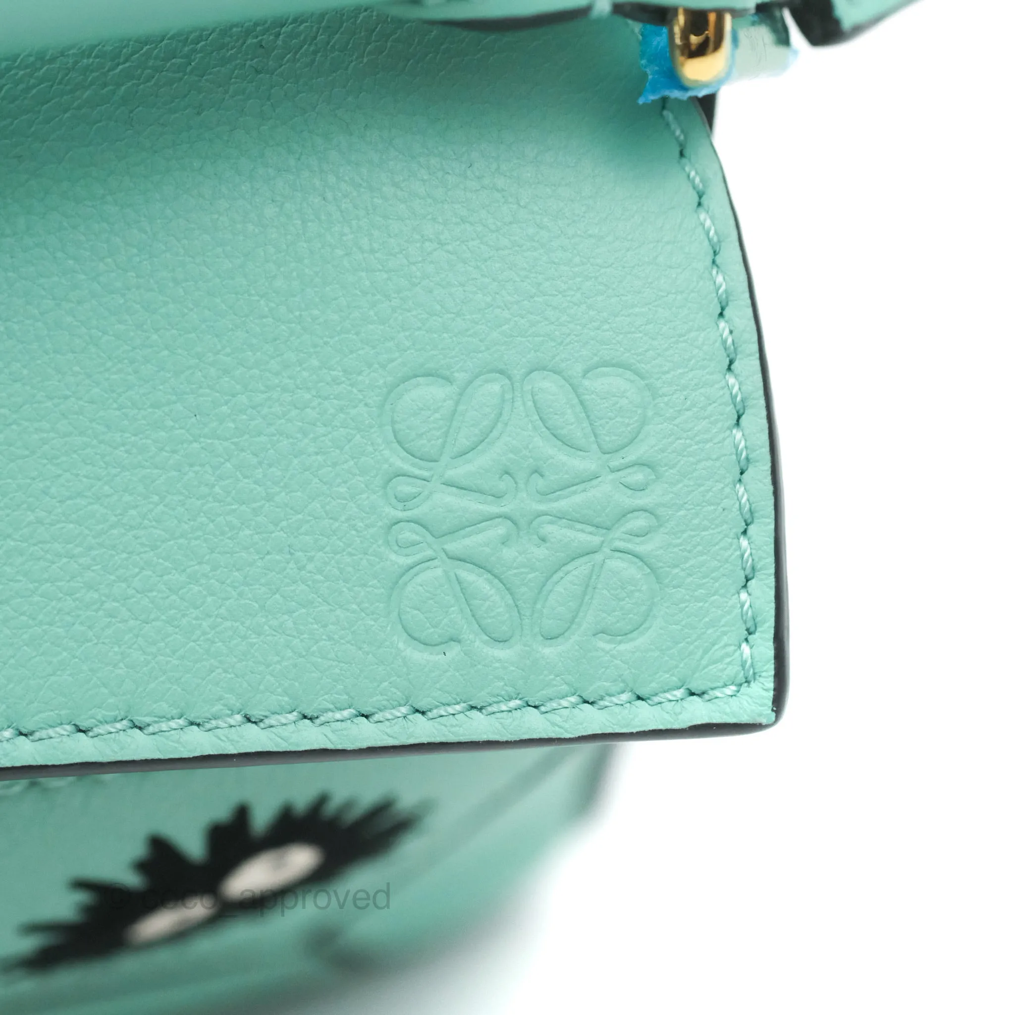 Loewe x Spirited Away Mini Puzzle Mint Calfskin